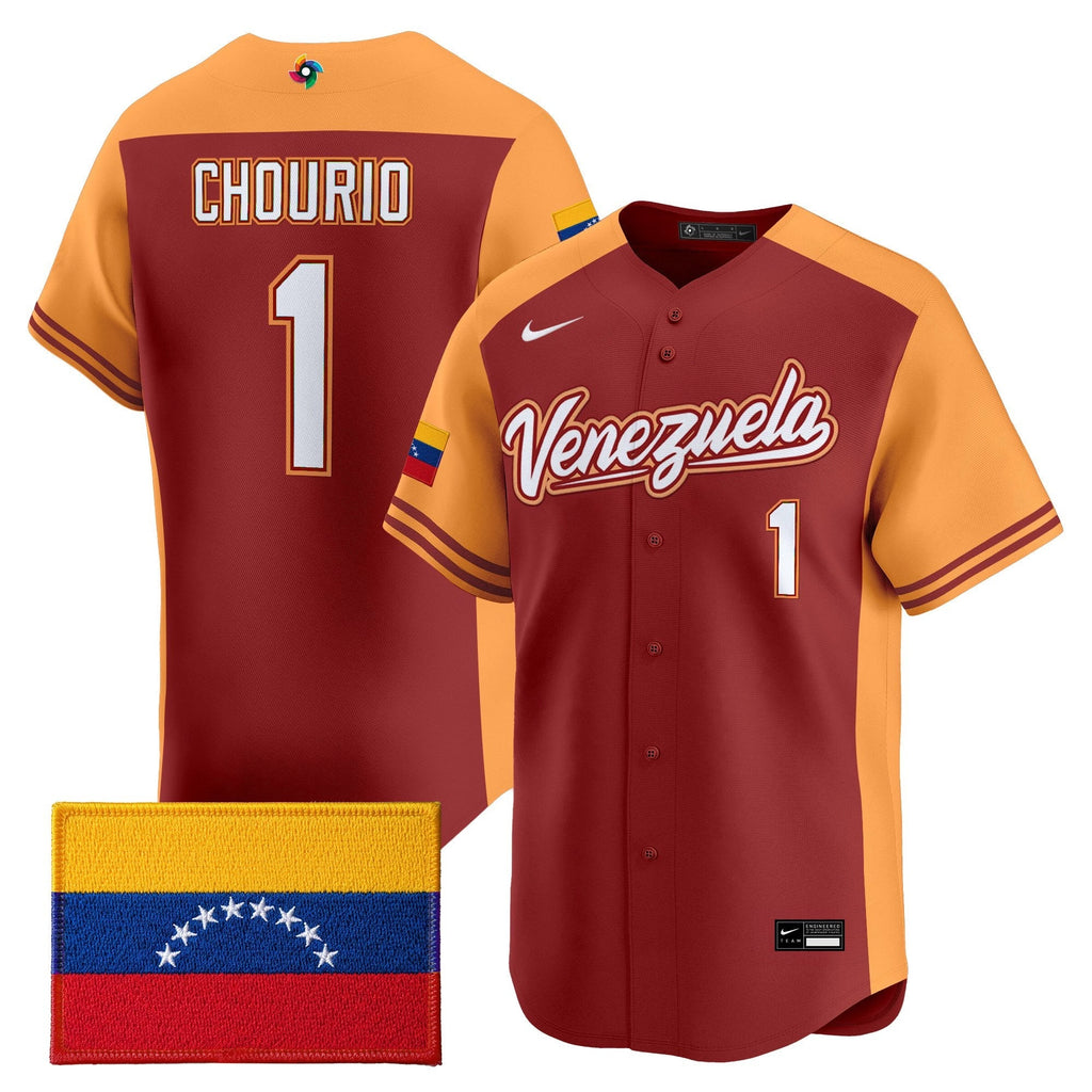 Team Venezuela World Baseball Classic Vapor Premier Jersey - 2026 Roster - All Stitched