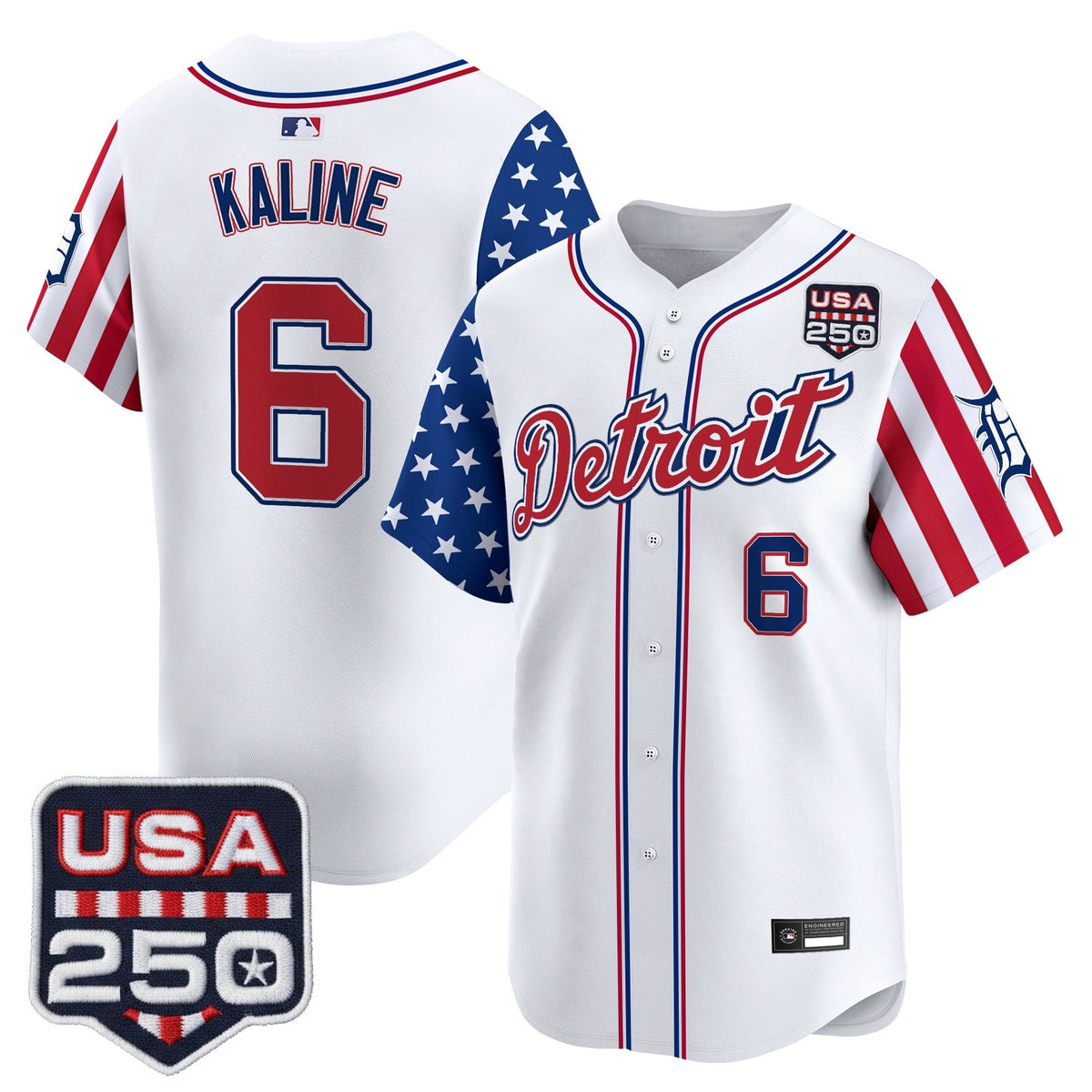DET "America250 Edition" Vapor Premier Limited Jersey - Stitched