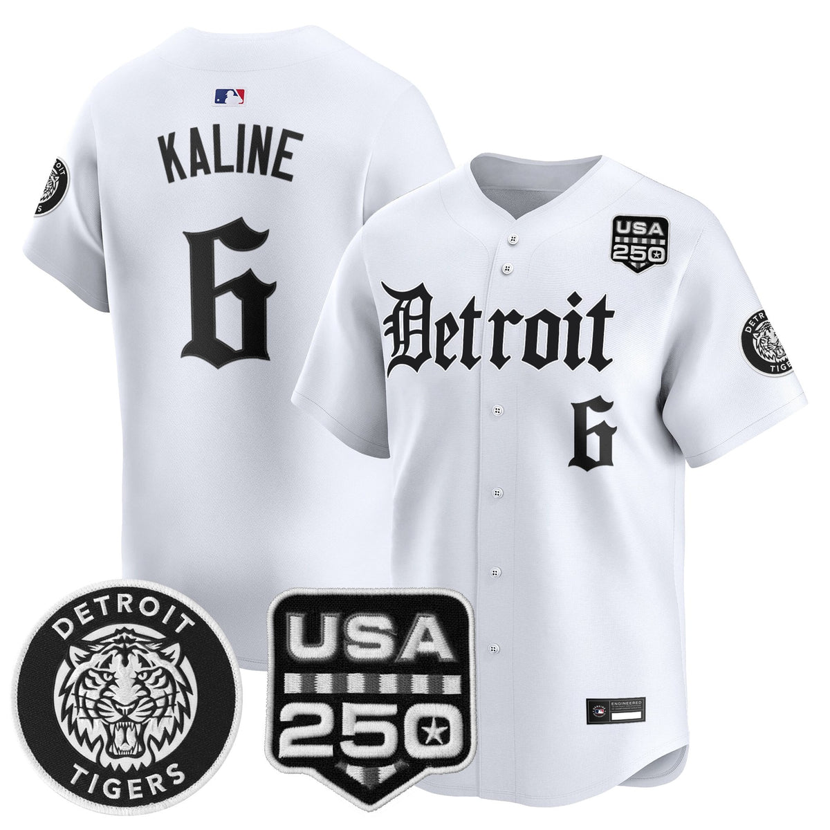 DET ‘Gothic Edition’ Vapor Premier Limited Jersey - Stitched