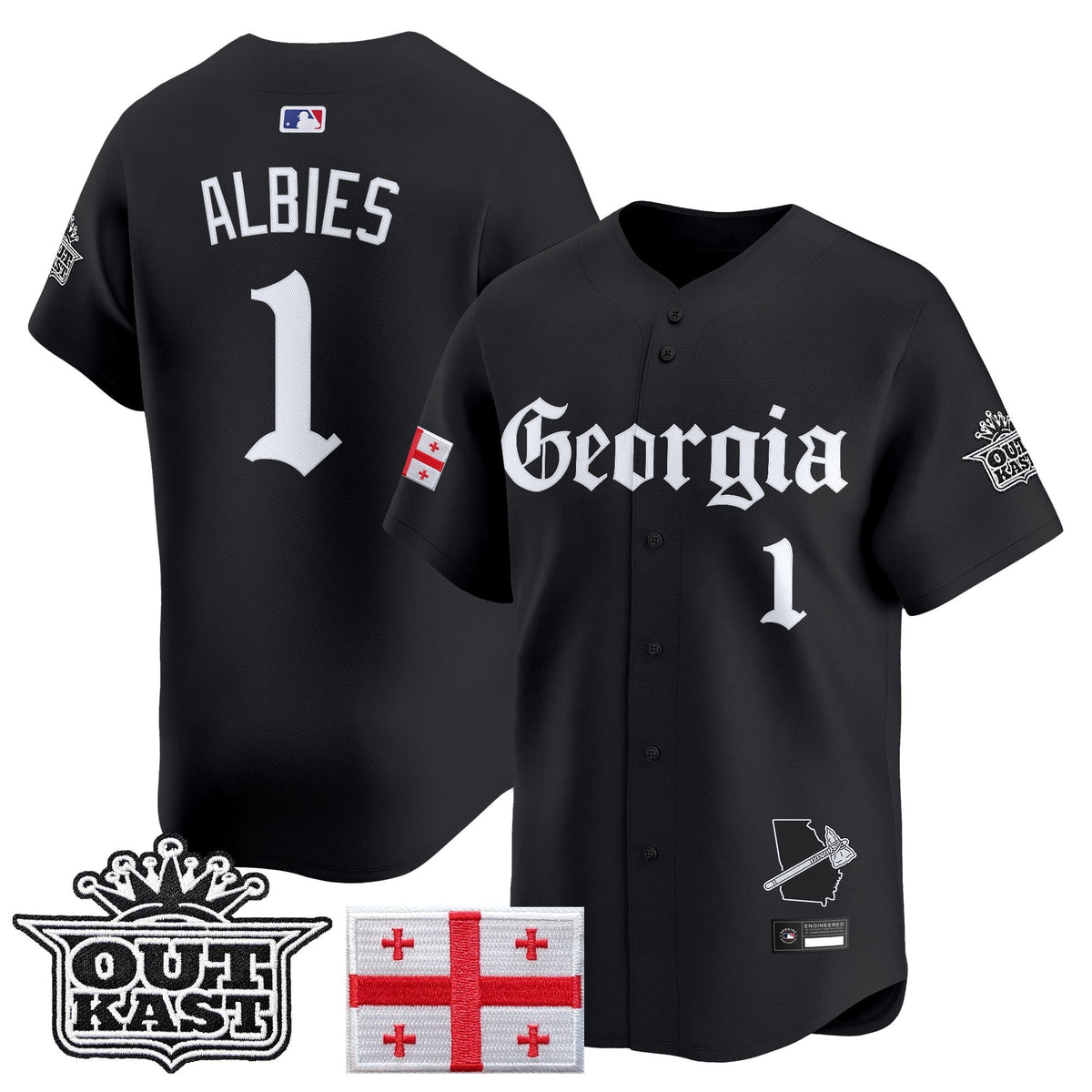 ATL 'Georgia x Outkast Gothic Edition' Vapor Premier Limited Jersey - Stitched