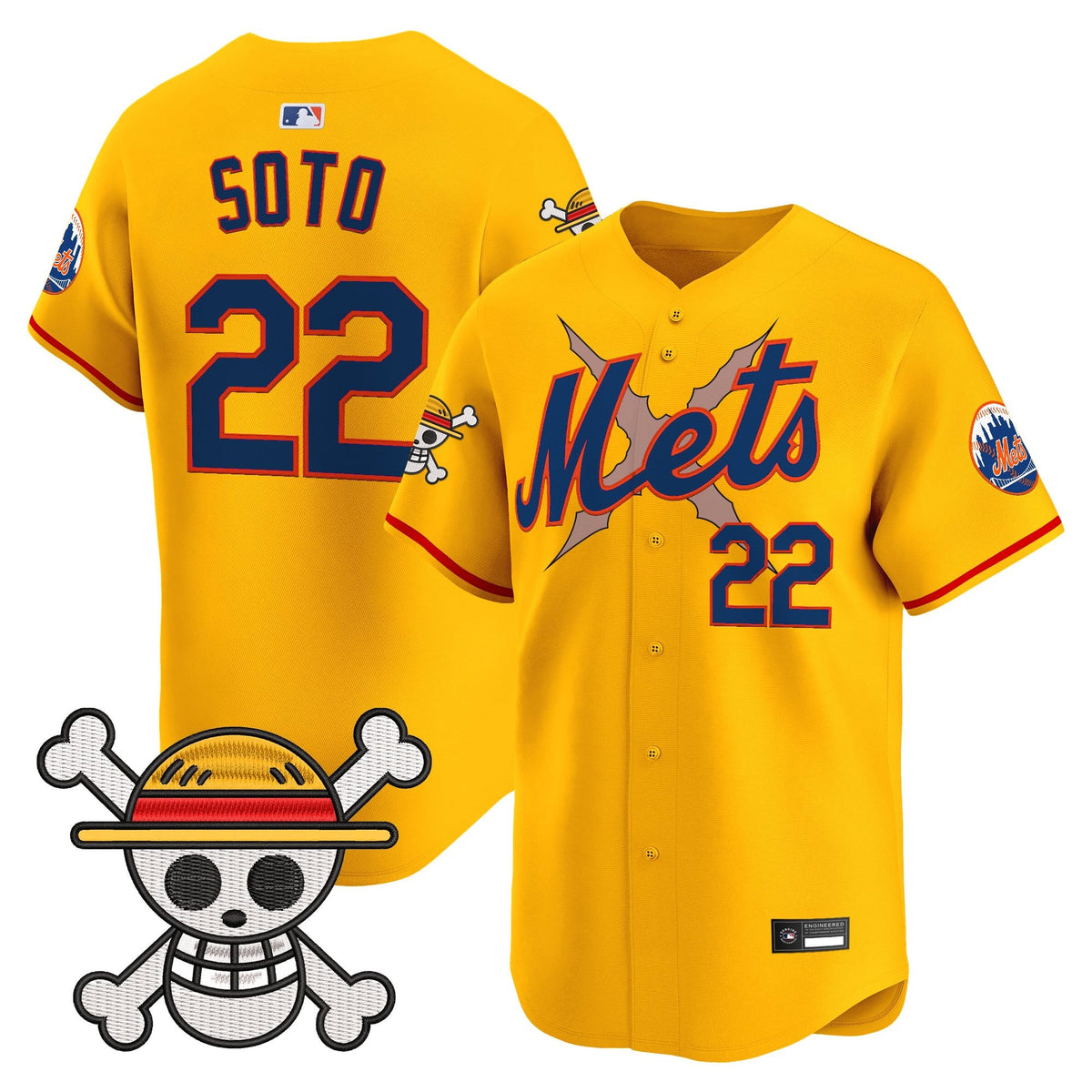 New York Mets x  OP Vapor Premier Limited Jersey - Stitched