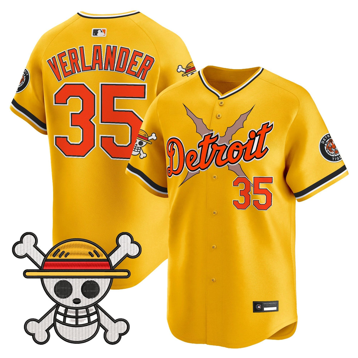 Detroit Tigers x  OP Vapor Premier Limited Jersey - Stitched