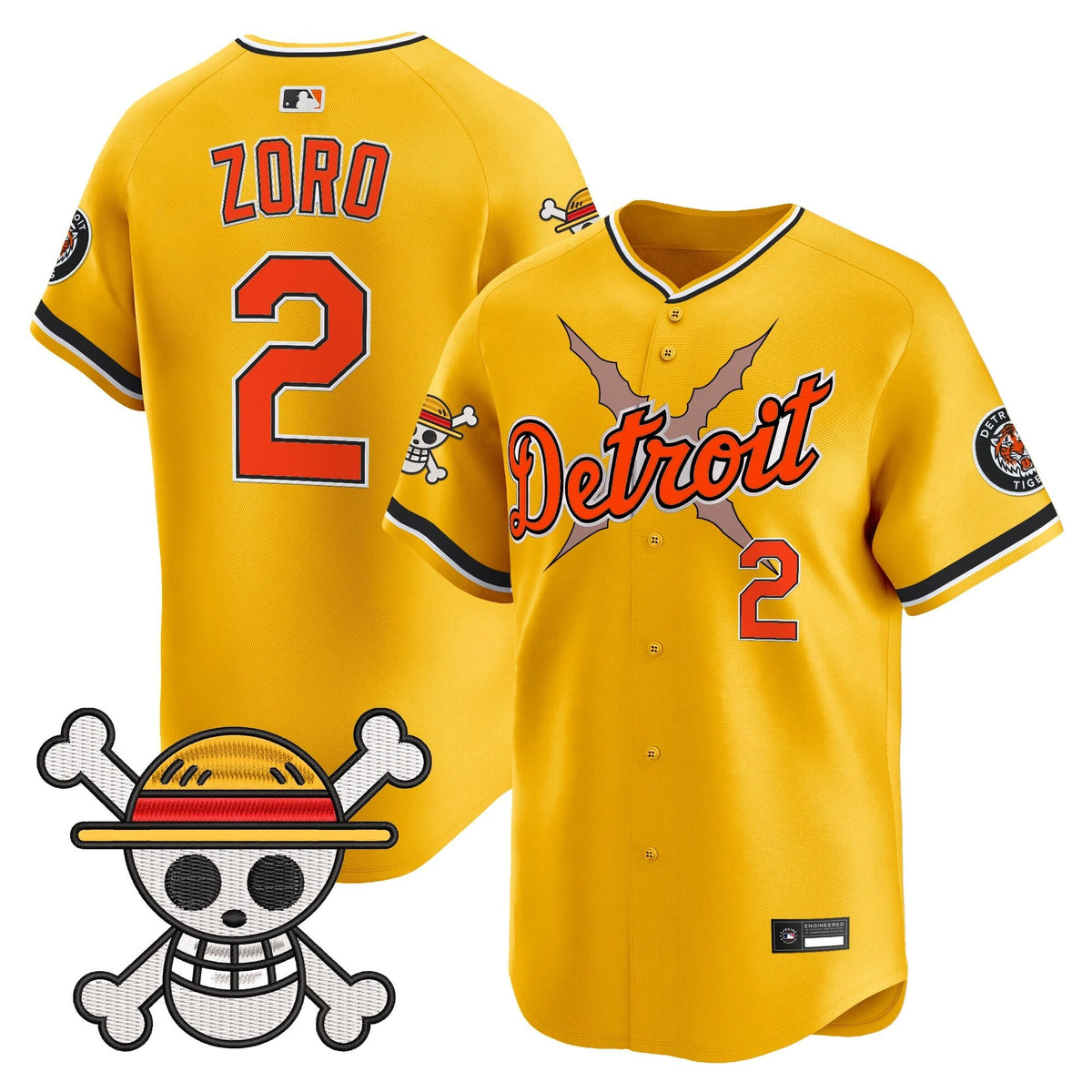 Detroit Tigers x  OP Vapor Premier Limited Jersey - Stitched