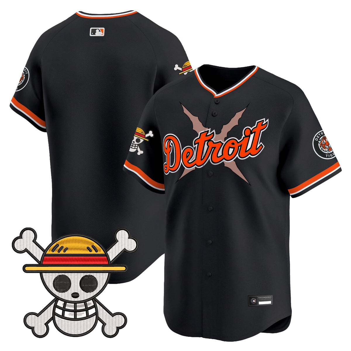 DET x  OP Vapor Premier Limited Jersey - Stitched
