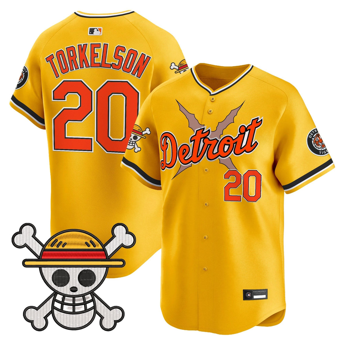 DET x  OP Vapor Premier Limited Jersey - Stitched