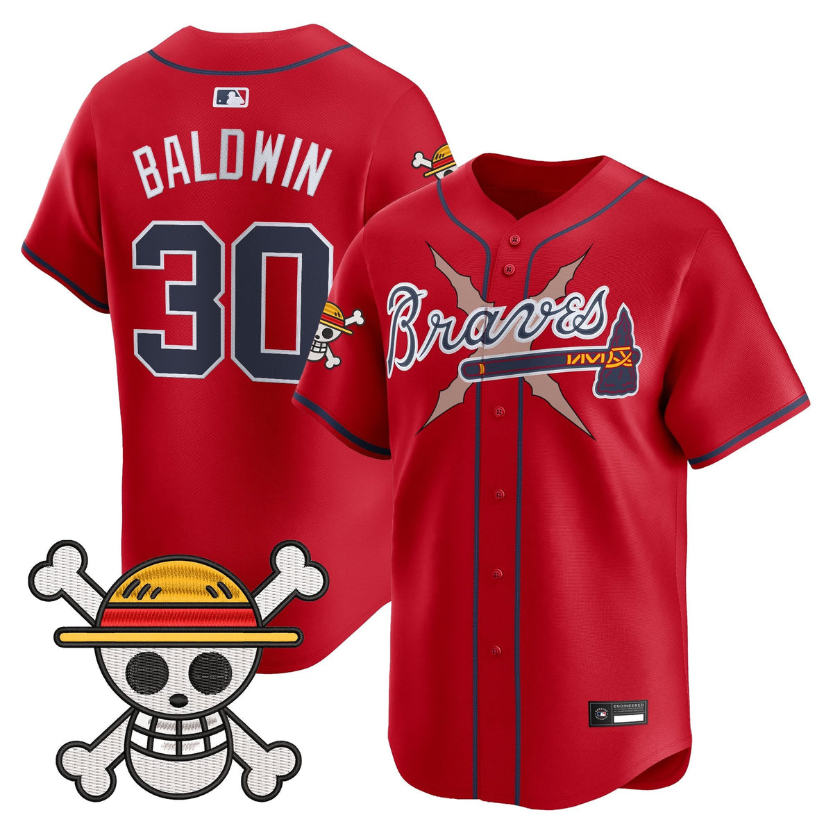 Atlanta Braves x  OP Vapor Premier Limited Jersey - Stitched