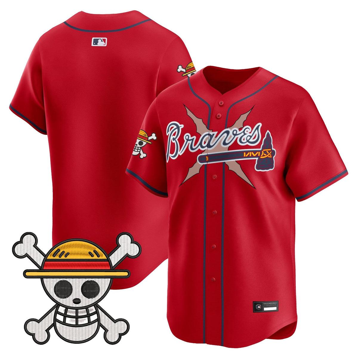 Atlanta Braves x  OP Vapor Premier Limited Jersey - Stitched