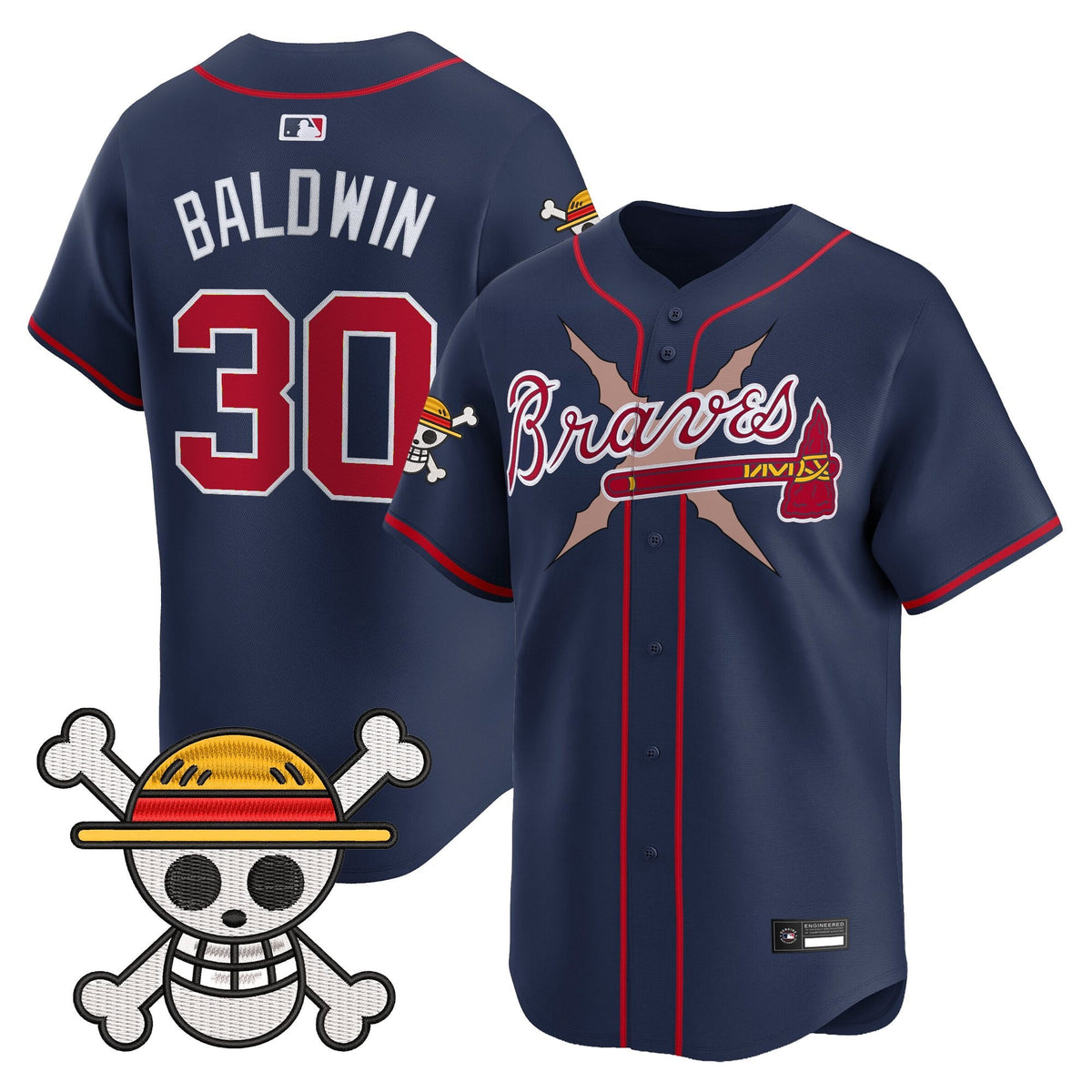 Atlanta Braves x  OP Vapor Premier Limited Jersey - Stitched