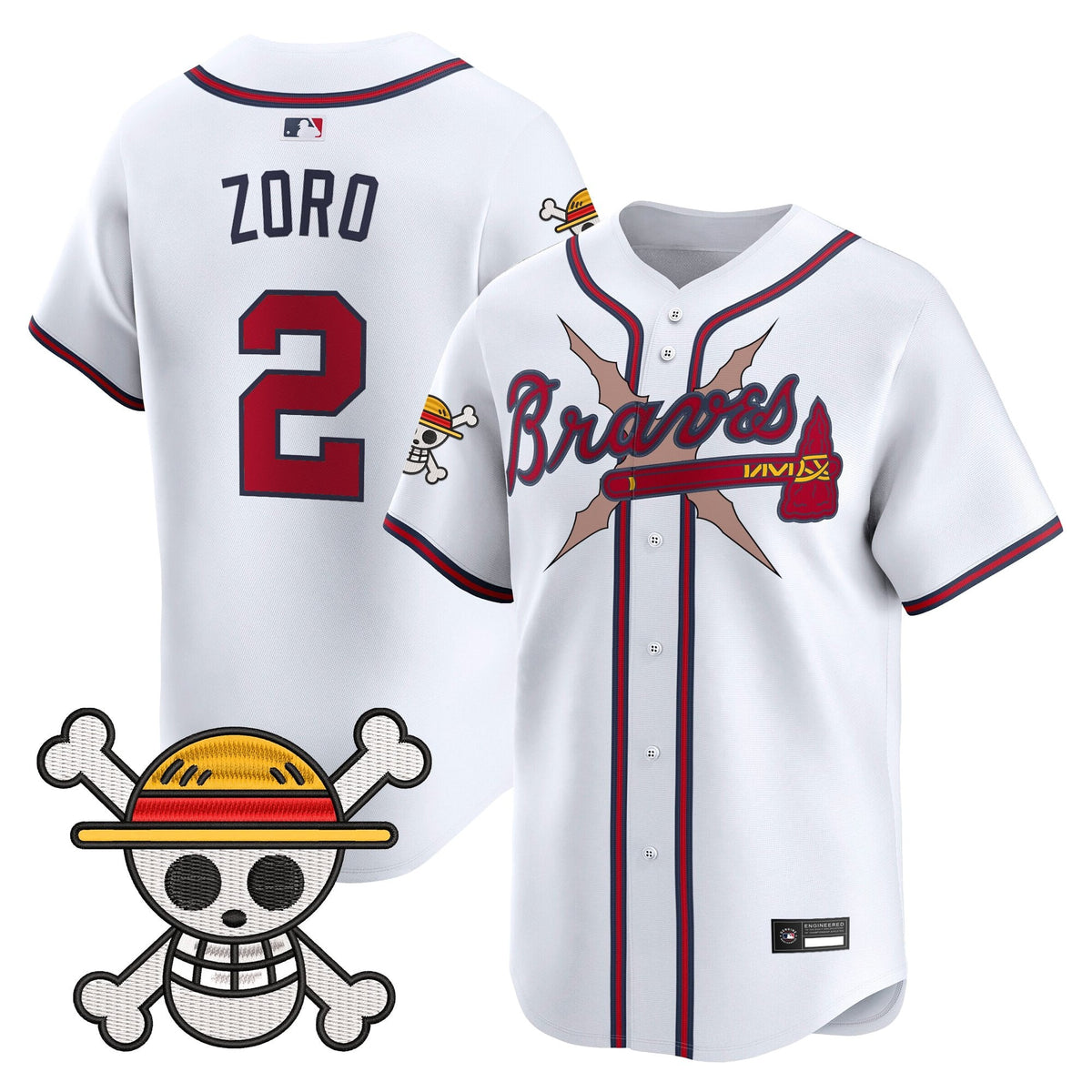 Atlanta Braves x  OP Vapor Premier Limited Jersey - Stitched