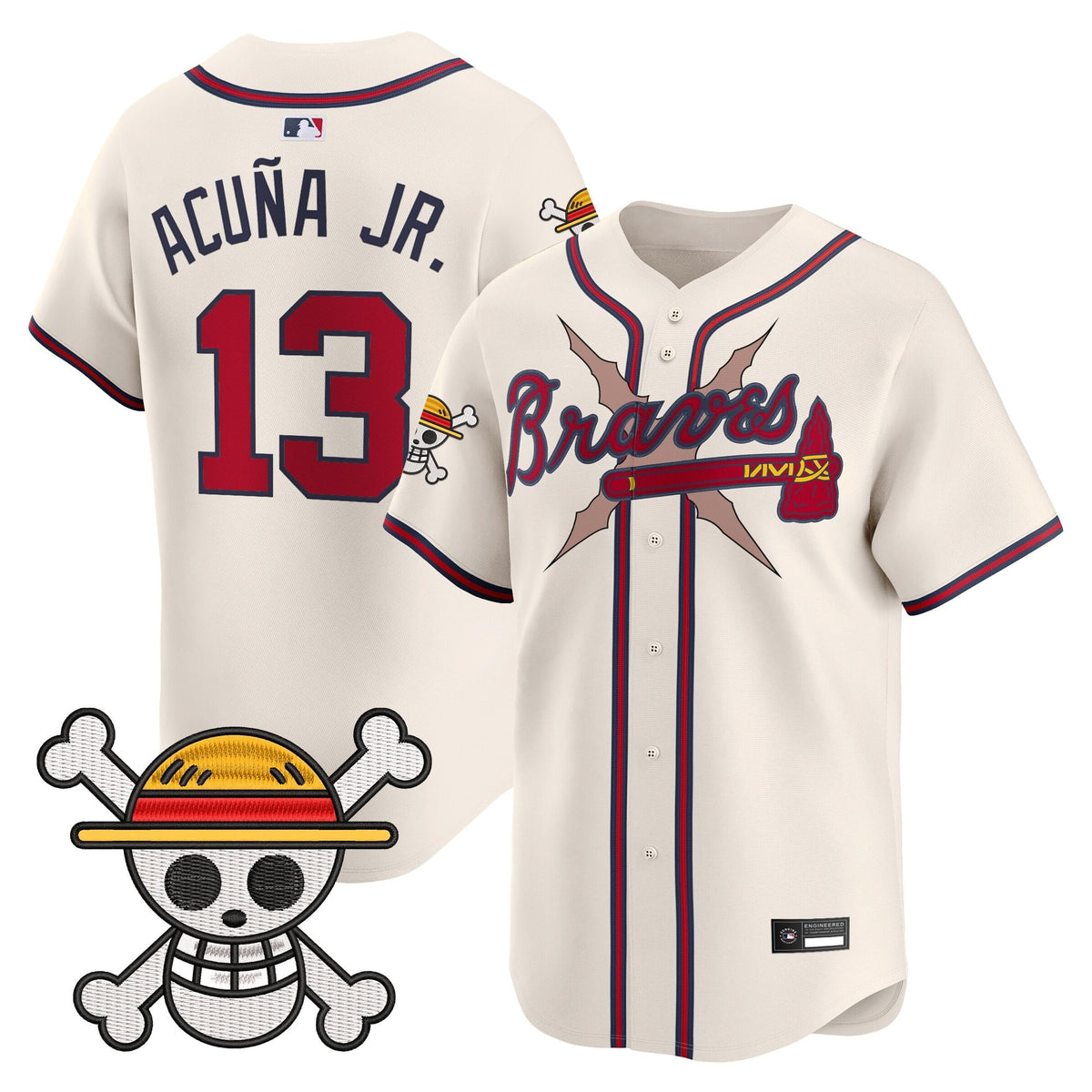 Atlanta Braves x  OP Vapor Premier Limited Jersey - Stitched