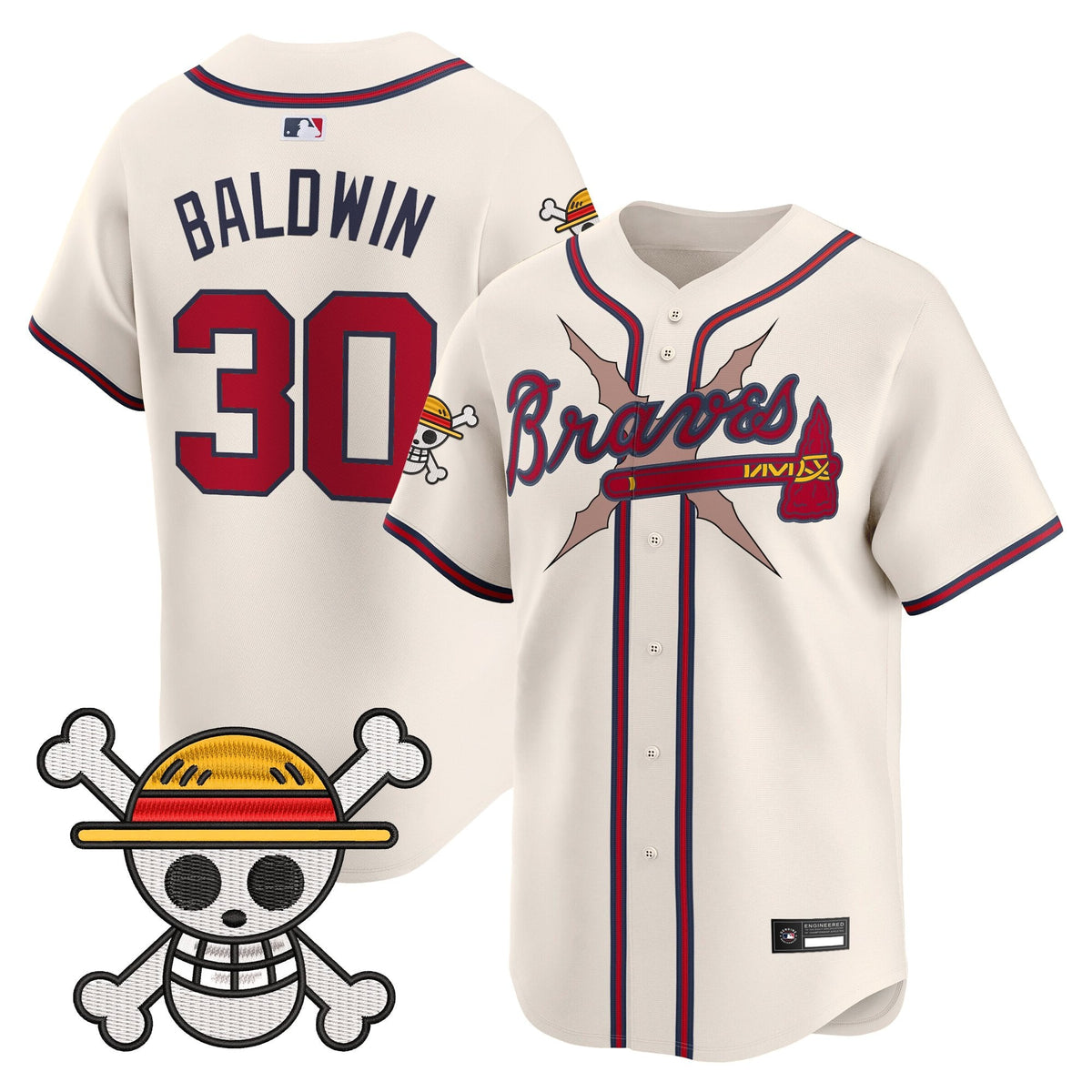 Atlanta Braves x  OP Vapor Premier Limited Jersey - Stitched