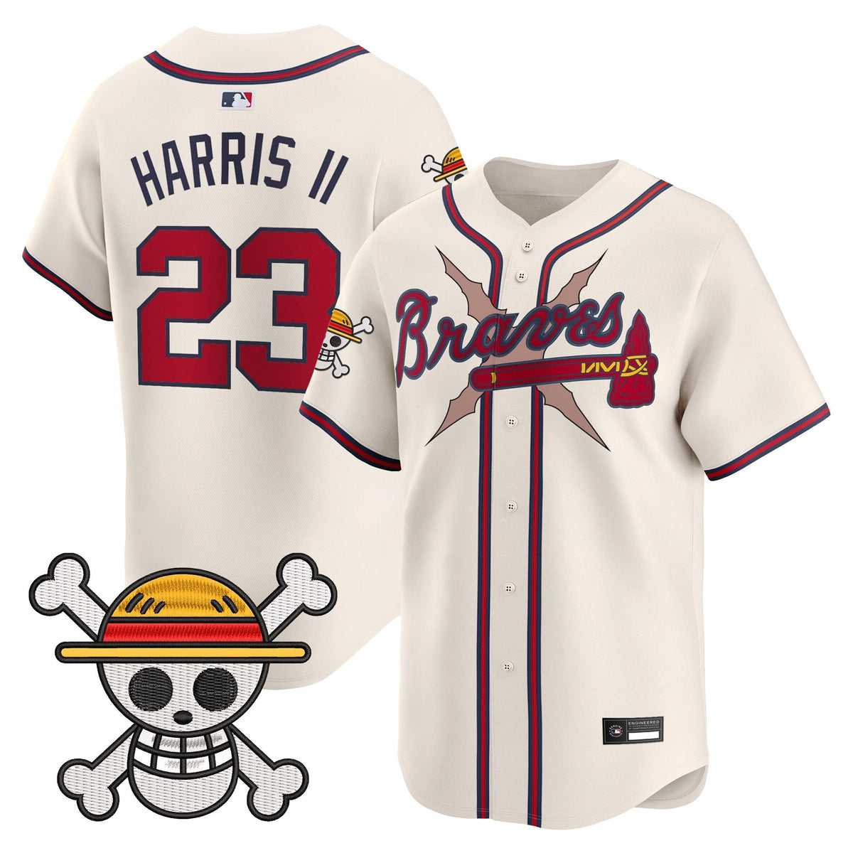Atlanta Braves x  OP Vapor Premier Limited Jersey - Stitched