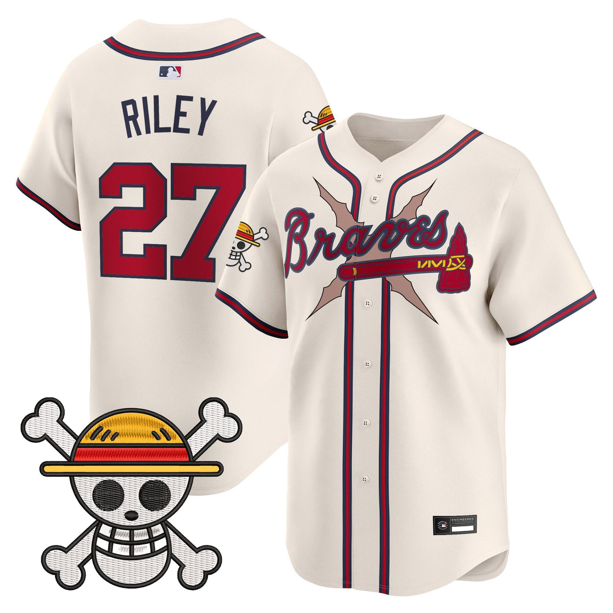 Atlanta Braves x  OP Vapor Premier Limited Jersey - Stitched