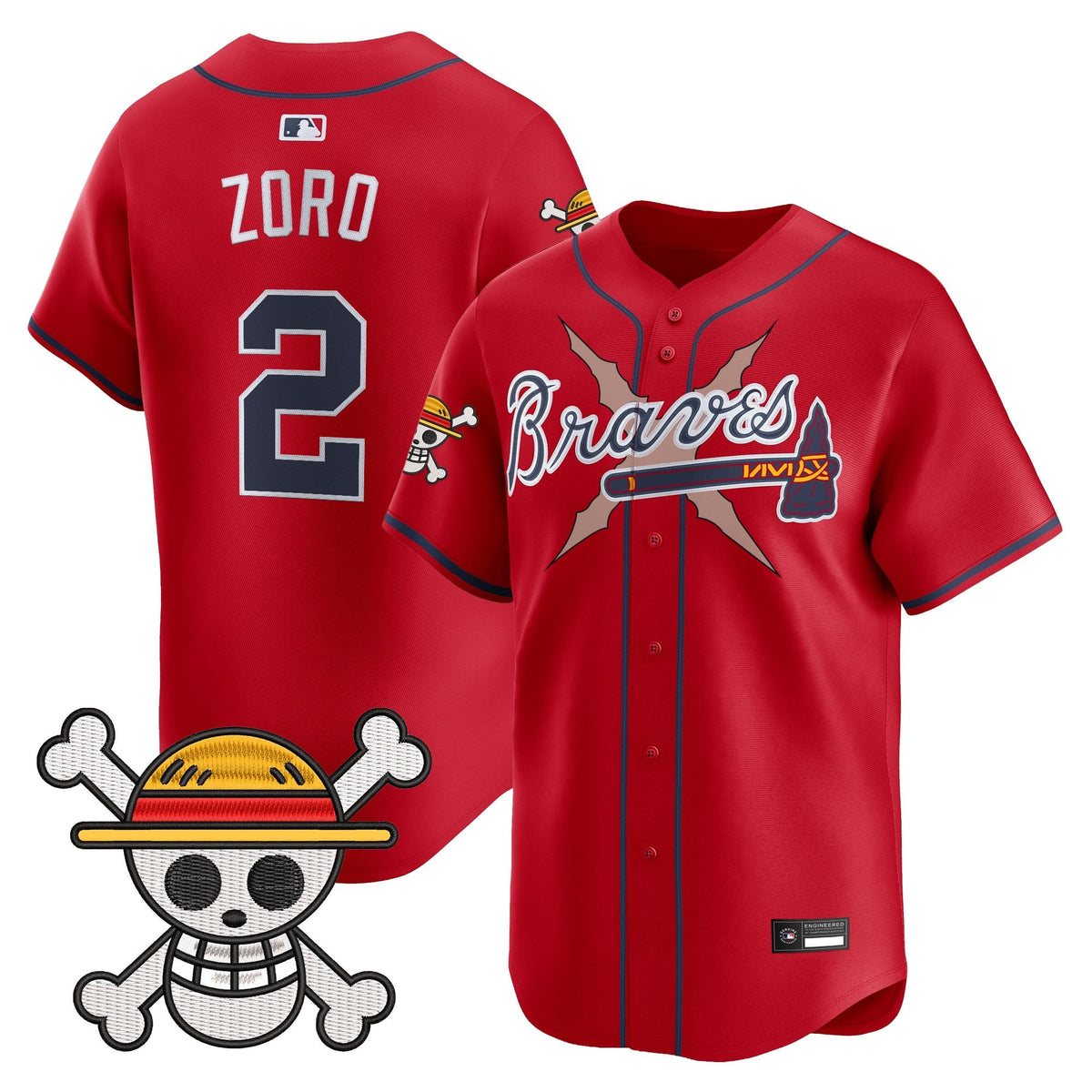 Atlanta Braves x  OP Vapor Premier Limited Jersey - Stitched