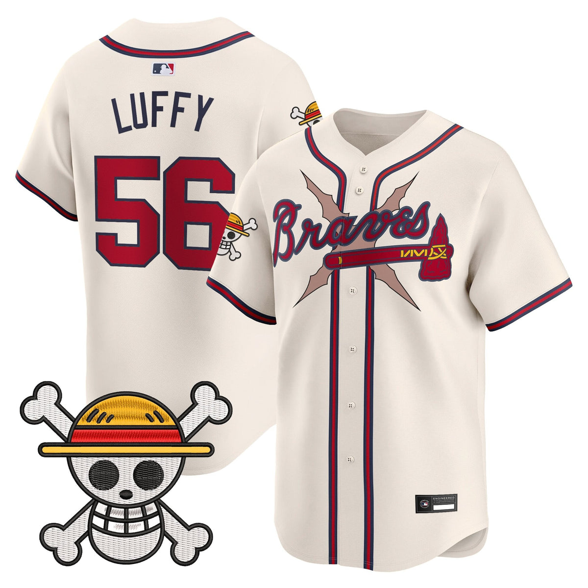 Atlanta Braves x  OP Vapor Premier Limited Jersey - Stitched