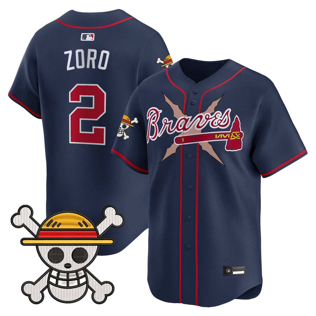 Atlanta Braves x  OP Vapor Premier Limited Jersey - Stitched