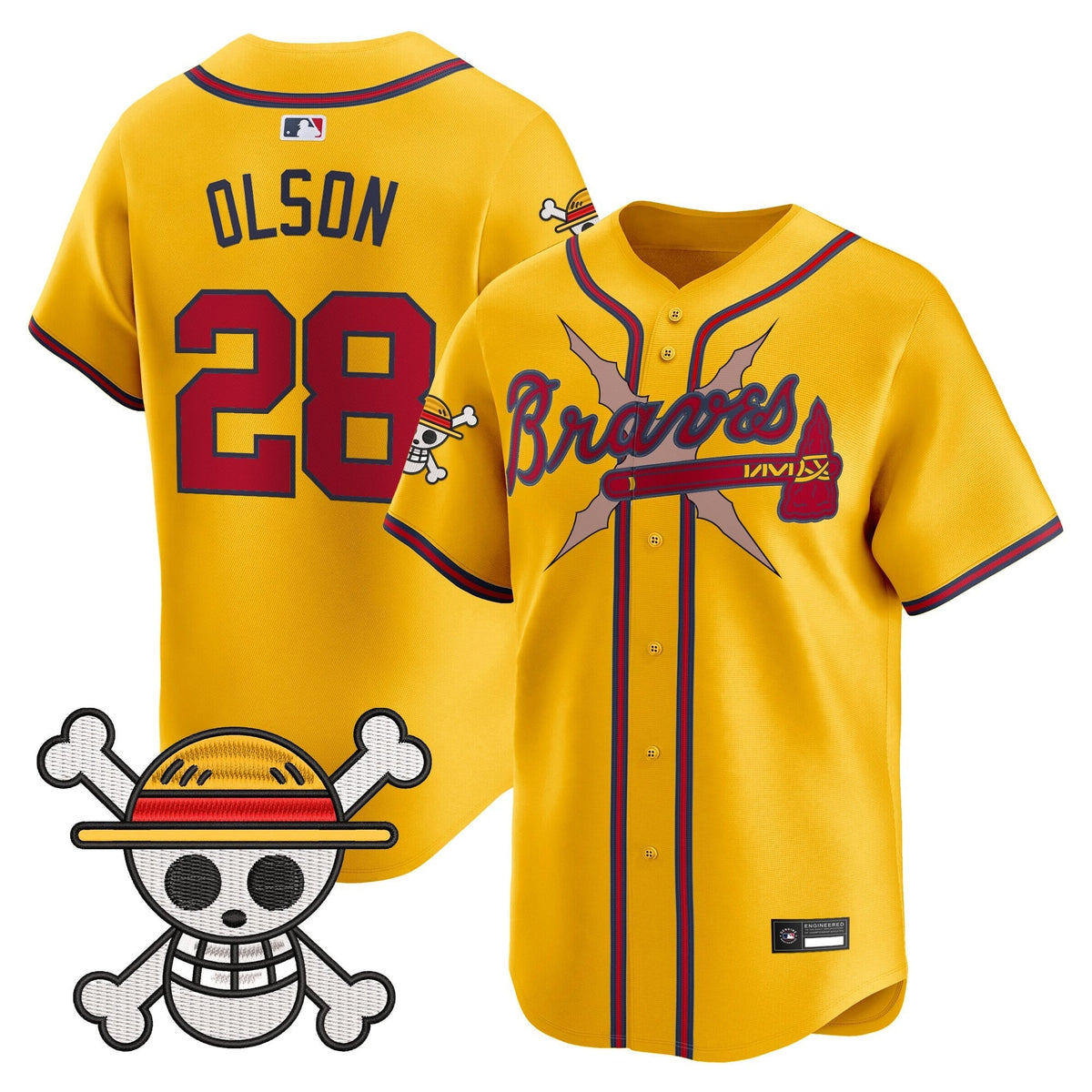 Atlanta Braves x  OP Vapor Premier Limited Jersey - Stitched