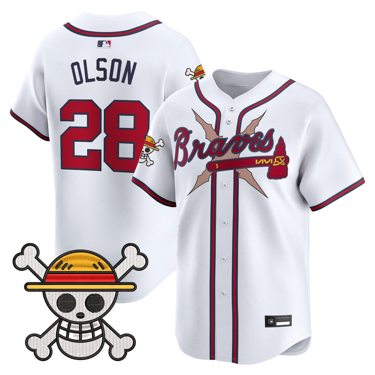Atlanta Braves x  OP Vapor Premier Limited Jersey - Stitched