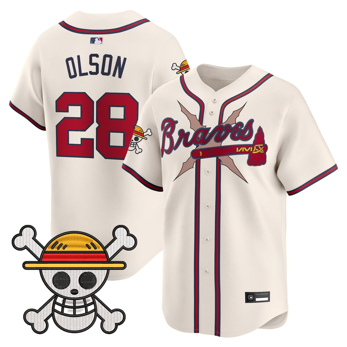 Atlanta Braves x  OP Vapor Premier Limited Jersey - Stitched