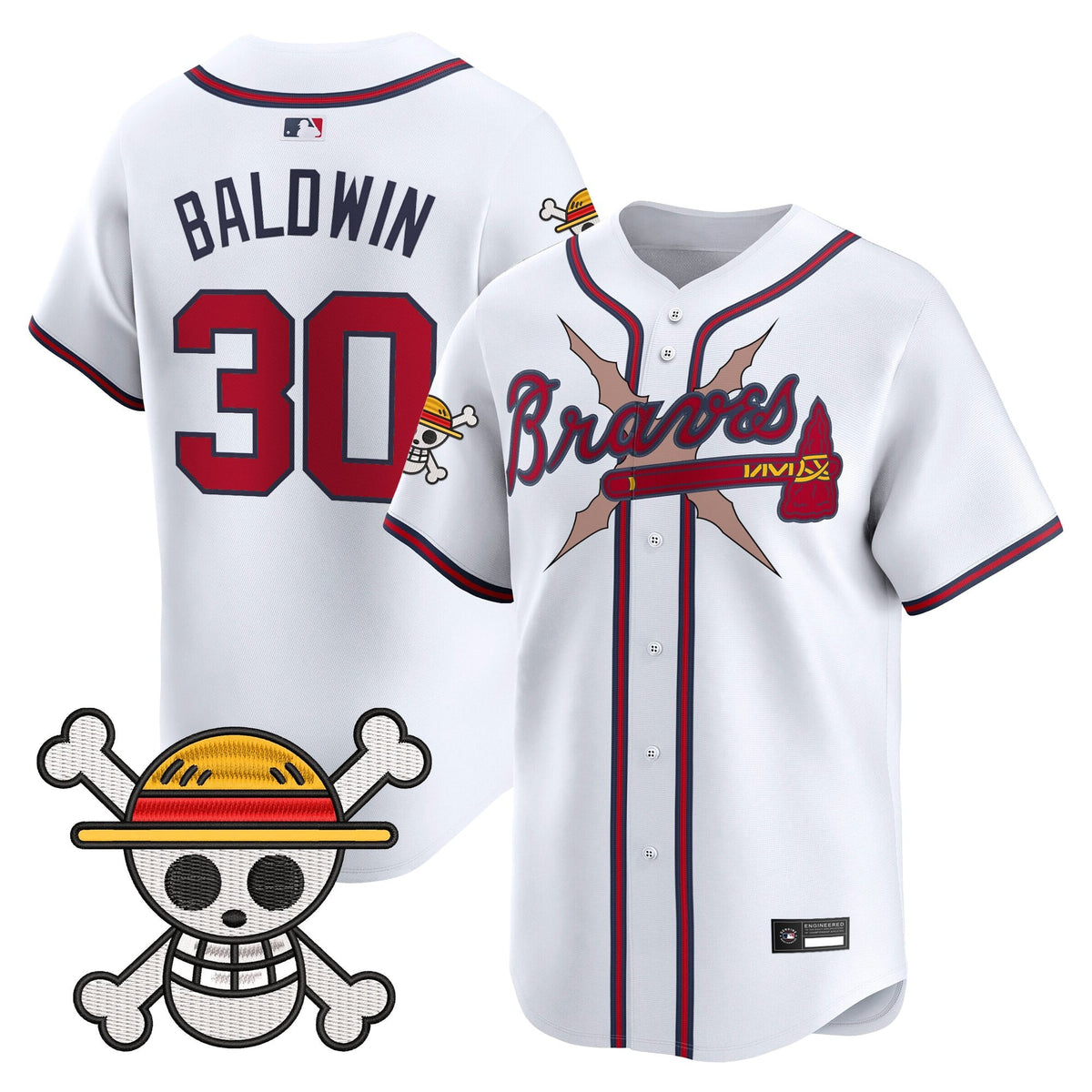 Atlanta Braves x  OP Vapor Premier Limited Jersey - Stitched