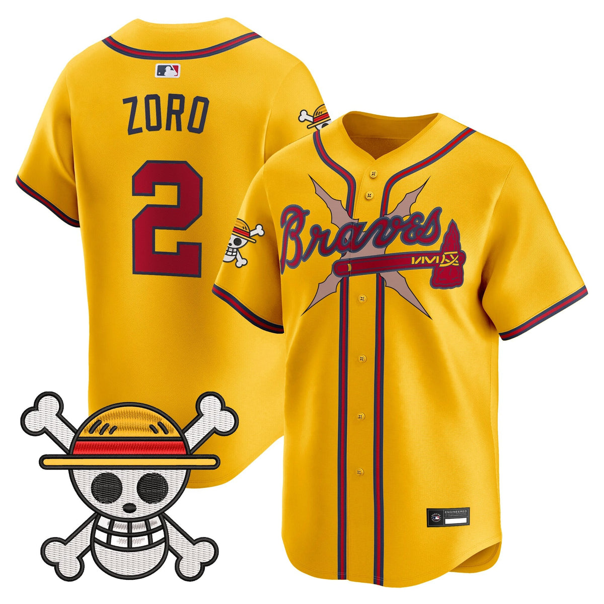 Atlanta Braves x  OP Vapor Premier Limited Jersey - Stitched