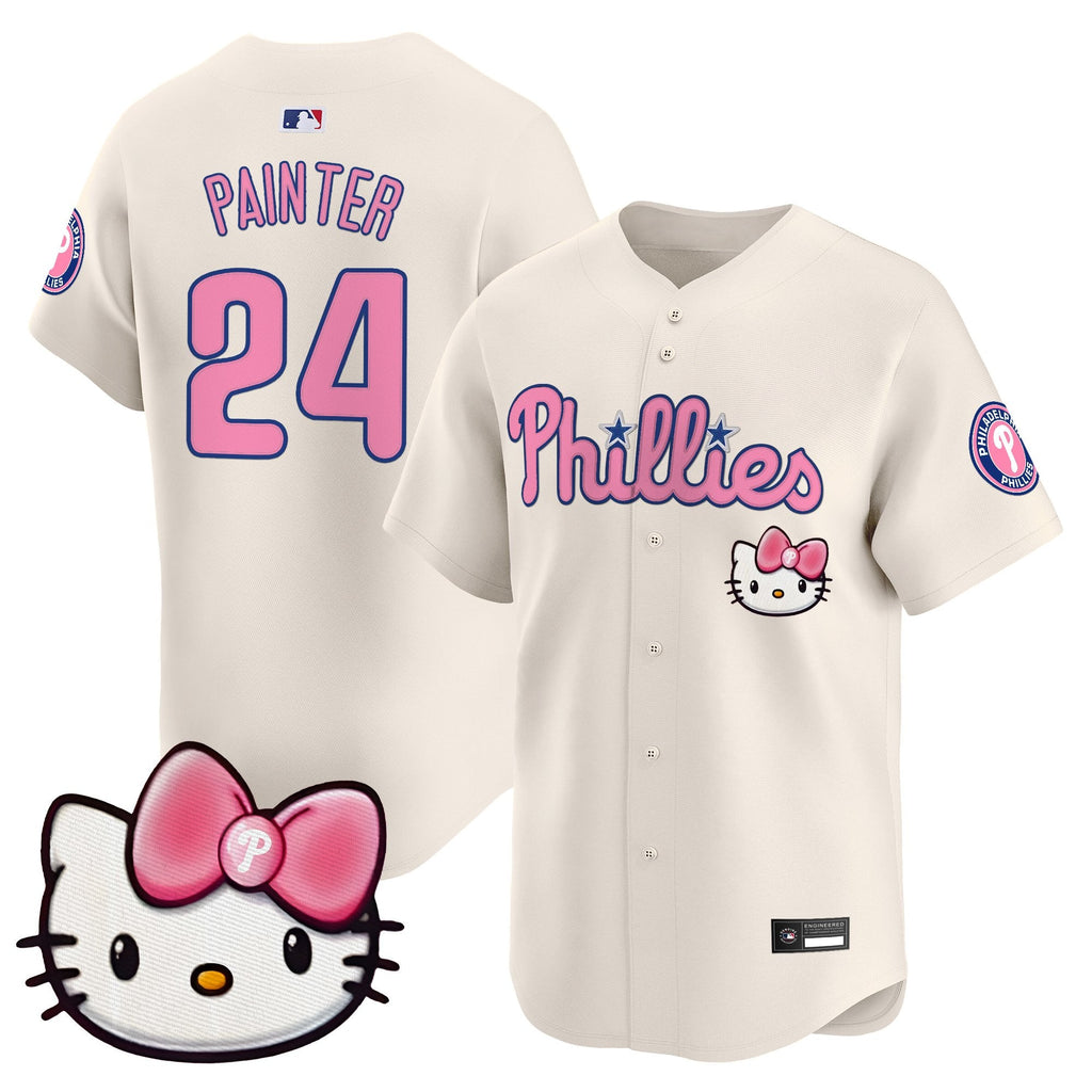 Philadelphia Phillies Hello Kitty Vapor Premier Limited Jersey â All Stitched