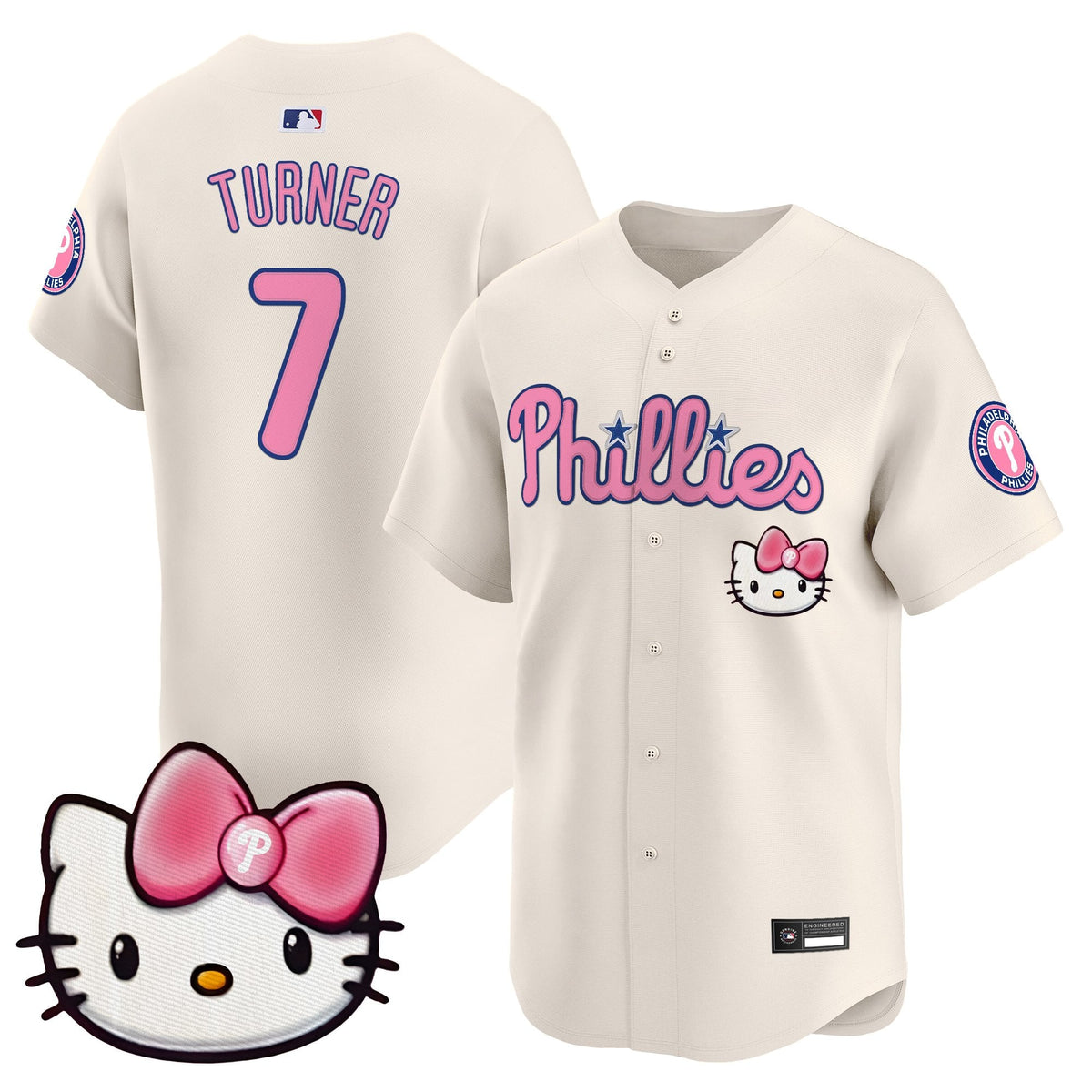 Philadelphia Phillies Hello Kitty Vapor Premier Limited Jersey â All Stitched