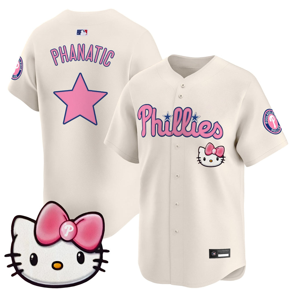 Philadelphia Phillies Hello Kitty Vapor Premier Limited Jersey â All Stitched