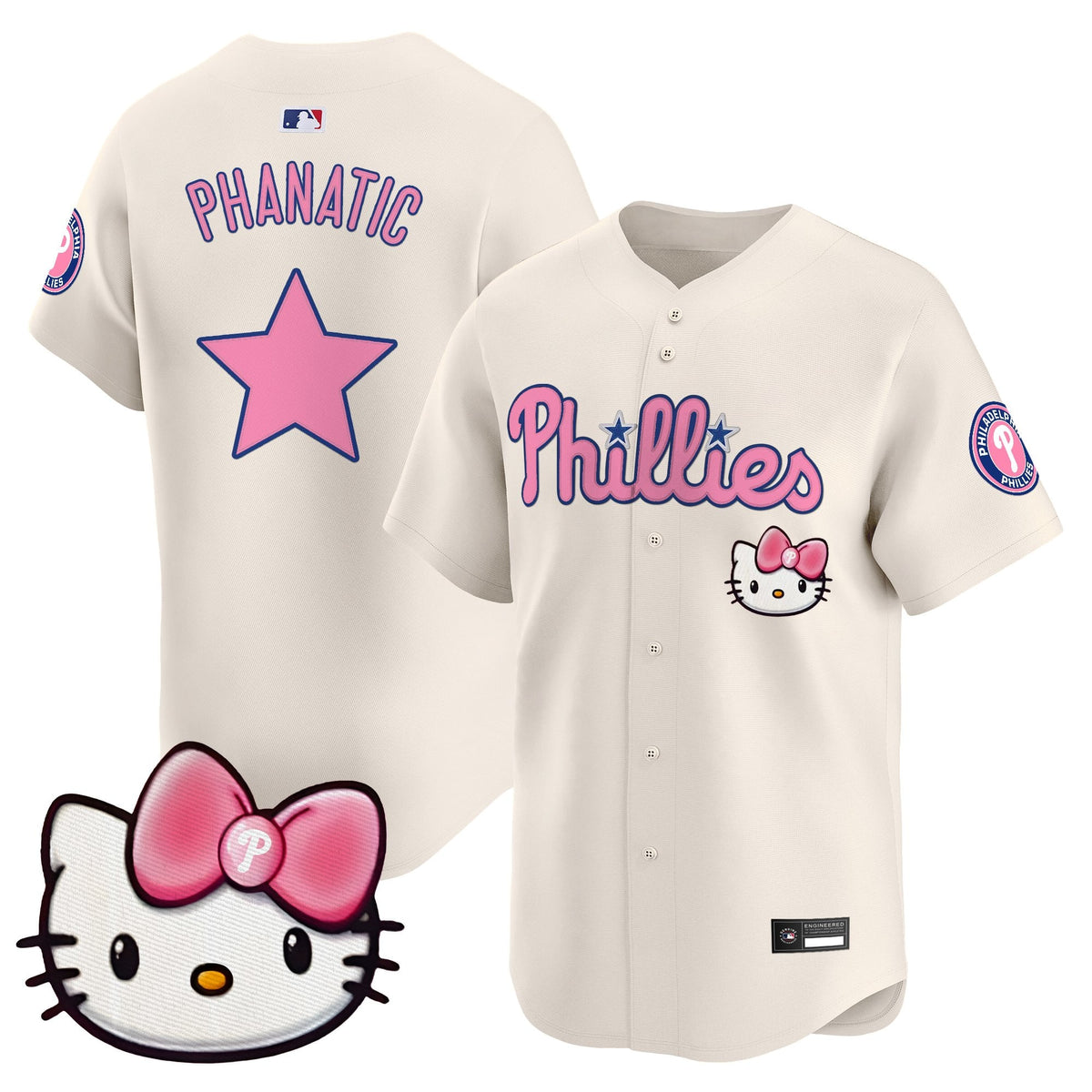 Philadelphia Phillies Hello Kitty Vapor Premier Limited Jersey â All Stitched