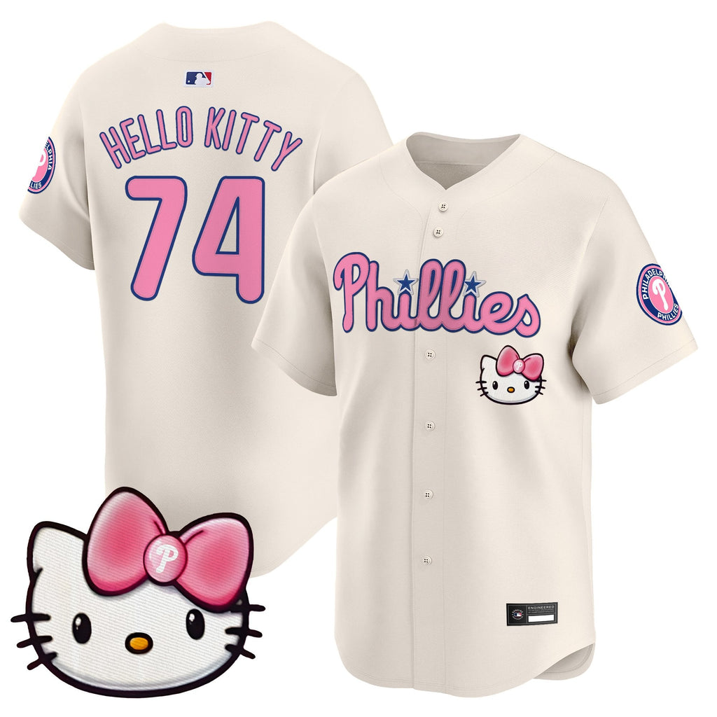 Philadelphia Phillies Hello Kitty Vapor Premier Limited Jersey â All Stitched