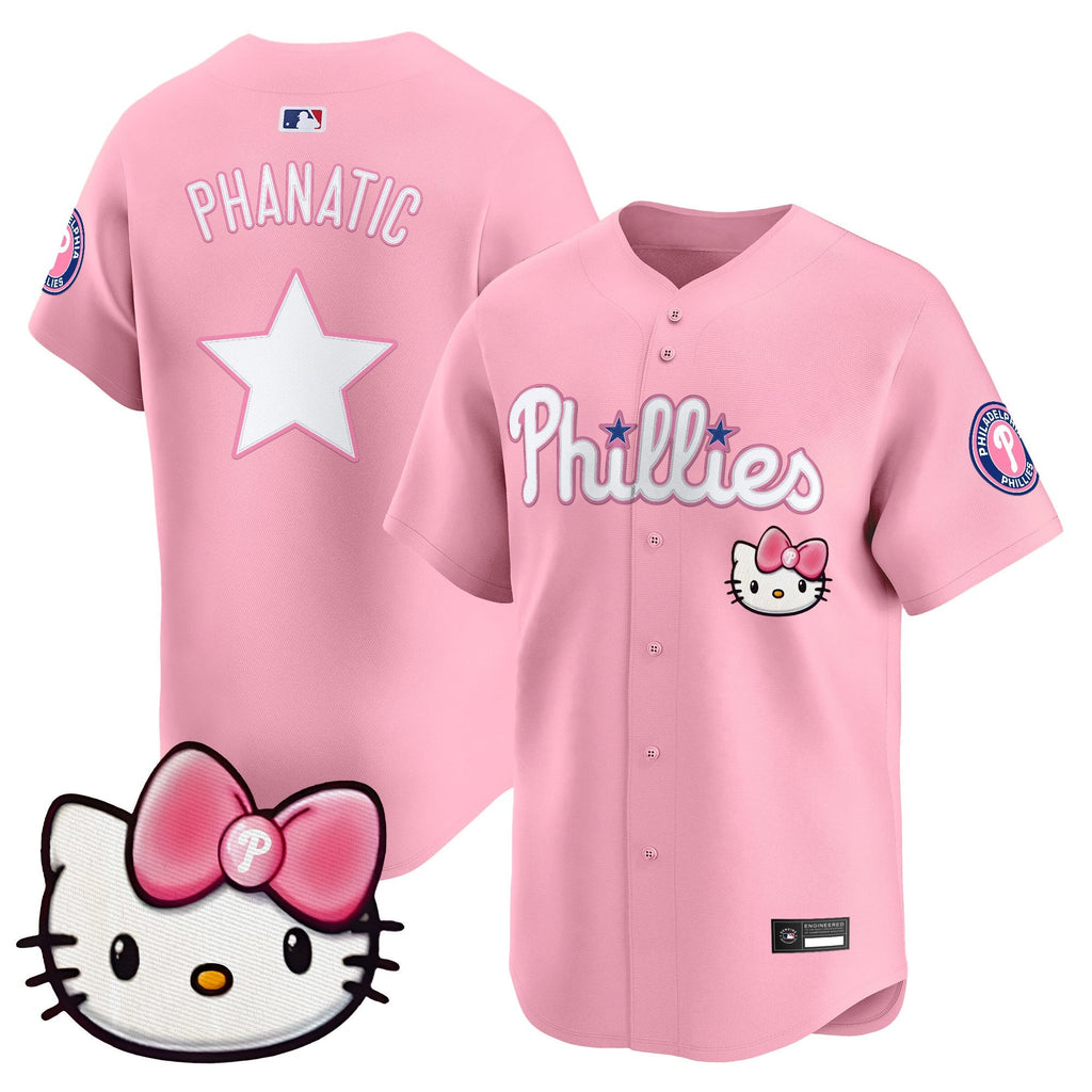 Philadelphia Phillies Hello Kitty Vapor Premier Limited Jersey â All Stitched