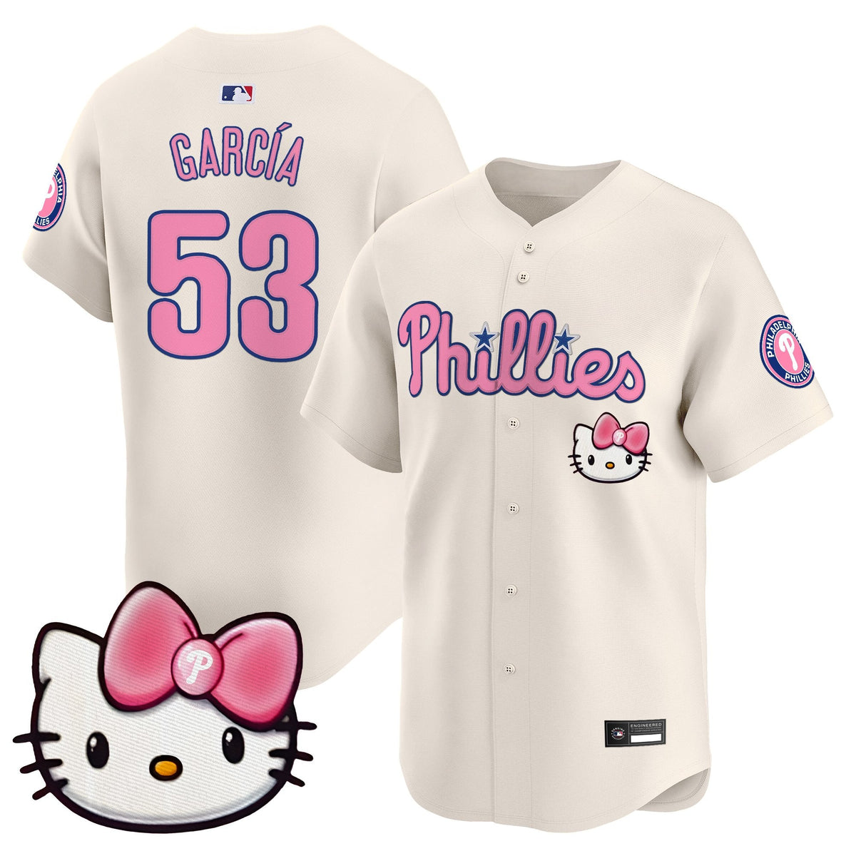 Philadelphia Phillies Hello Kitty Vapor Premier Limited Jersey â All Stitched