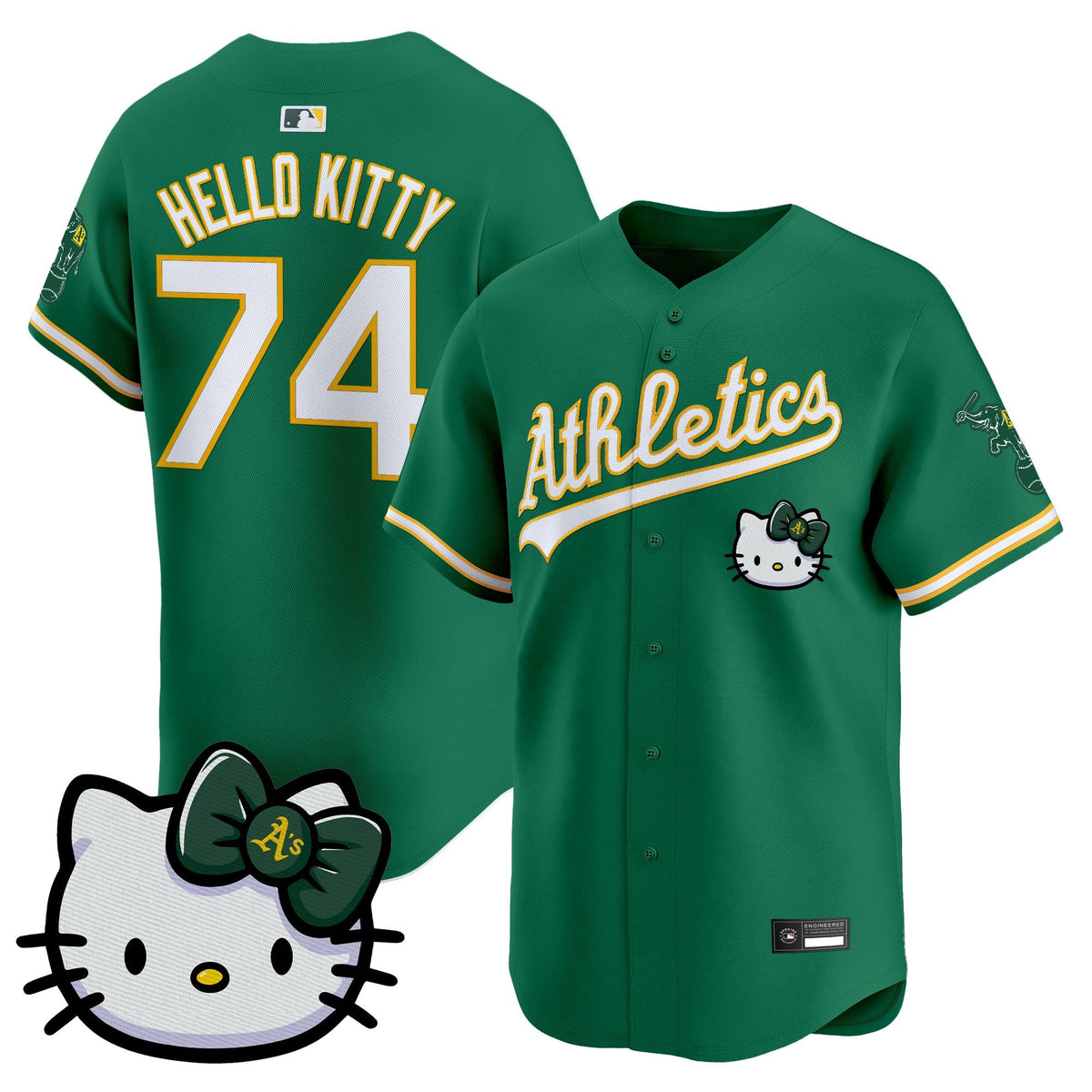 Oakland Athletics Meow KT Vapor Premier Limited Jersey â All Stitched