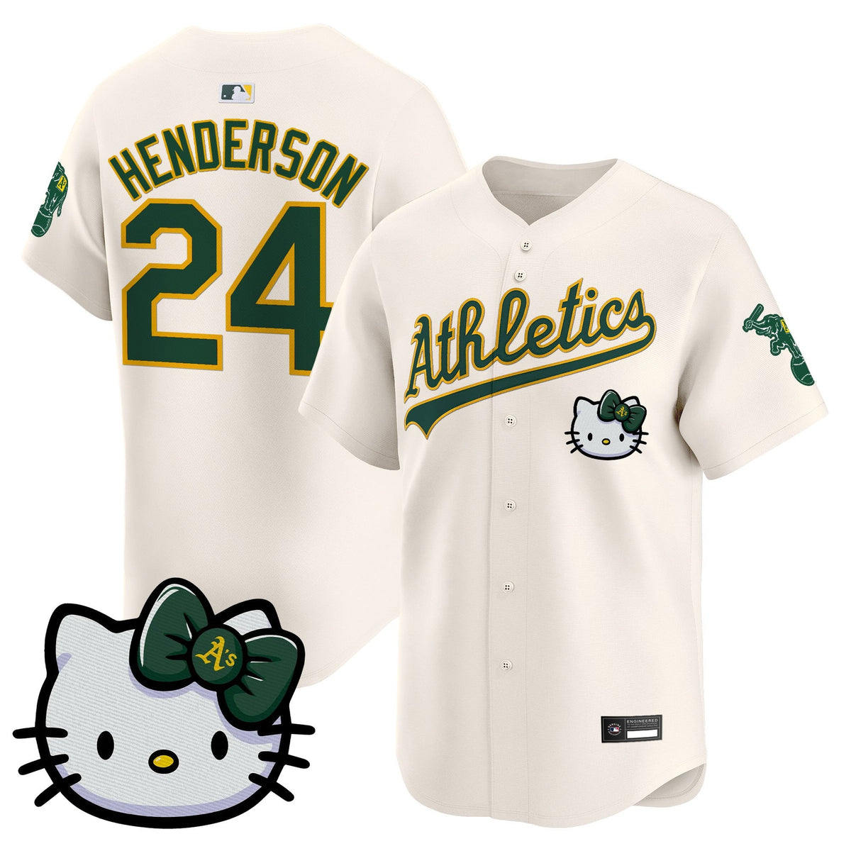 Oakland Athletics Meow KT Vapor Premier Limited Jersey â All Stitched