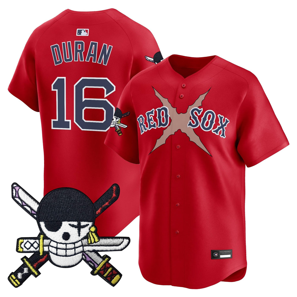 Boston Red Sox x  OP Zr Patch Vapor Premier Limited Jersey - Stitched
