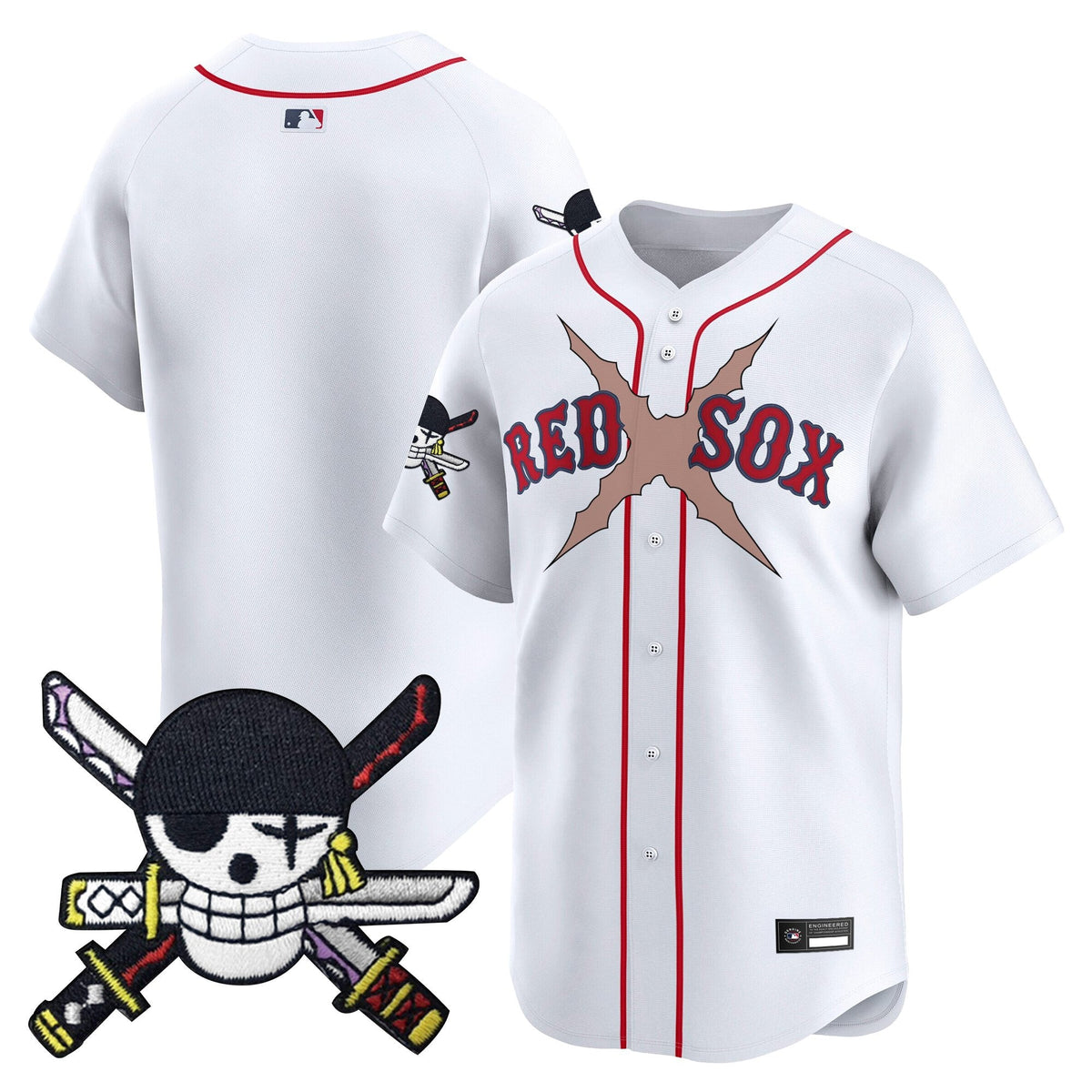 Boston Red Sox x  OP Zr Patch Vapor Premier Limited Jersey - Stitched