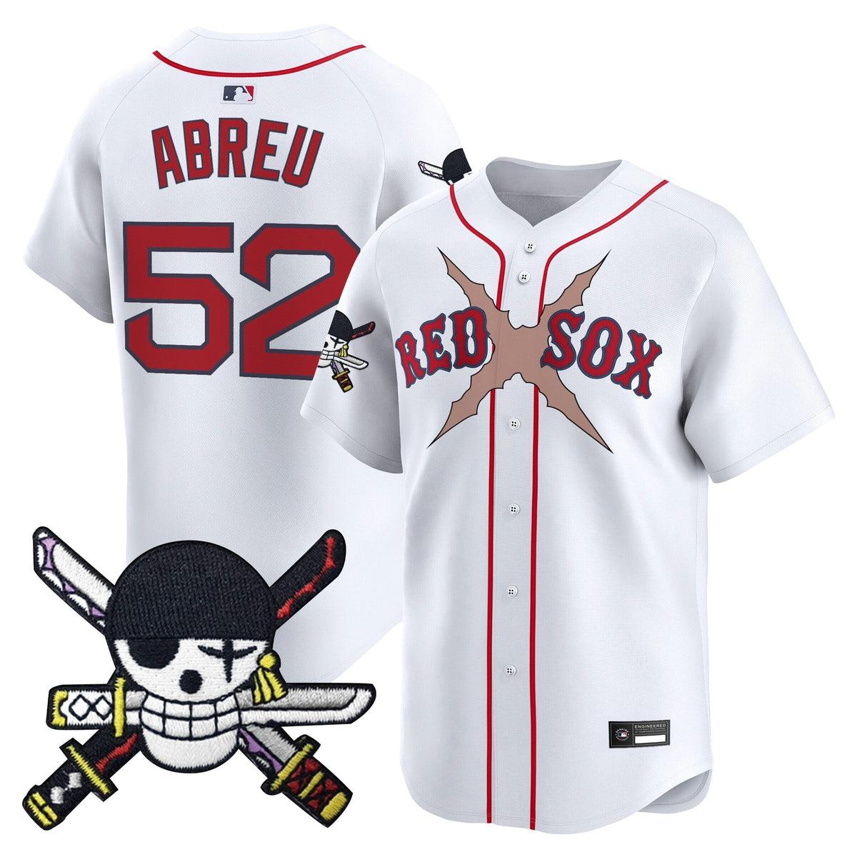 Boston Red Sox x  OP Zr Patch Vapor Premier Limited Jersey - Stitched