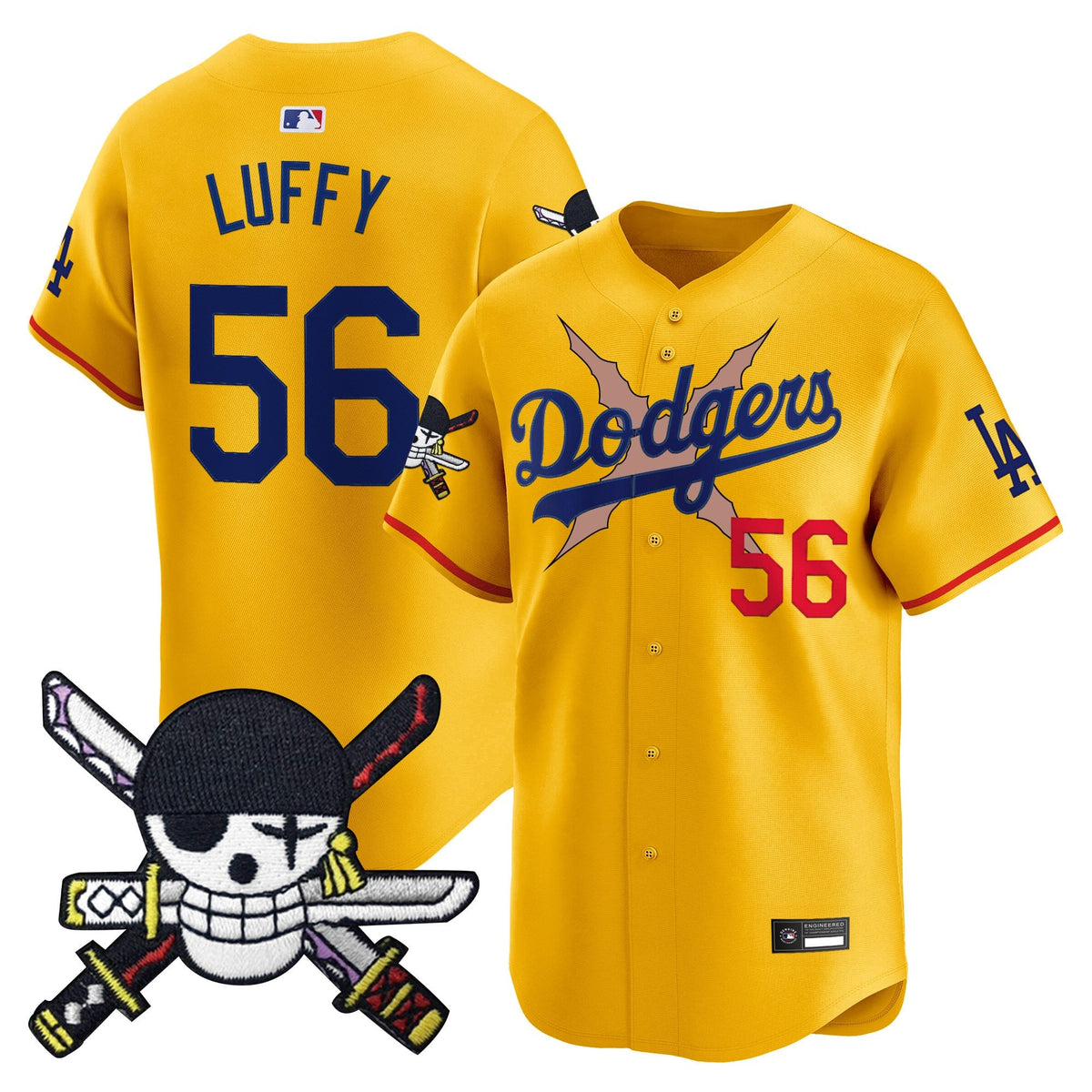 Los Angeles Dodgers x  OP Zr Patch Vapor Premier Limited Jersey - Stitched