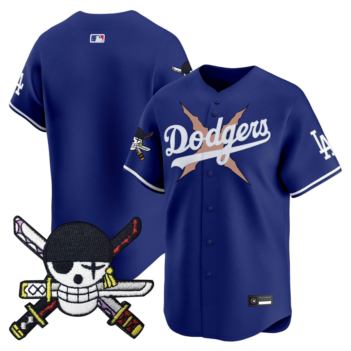 Los Angeles Dodgers x  OP Zr Patch Vapor Premier Limited Jersey - Stitched