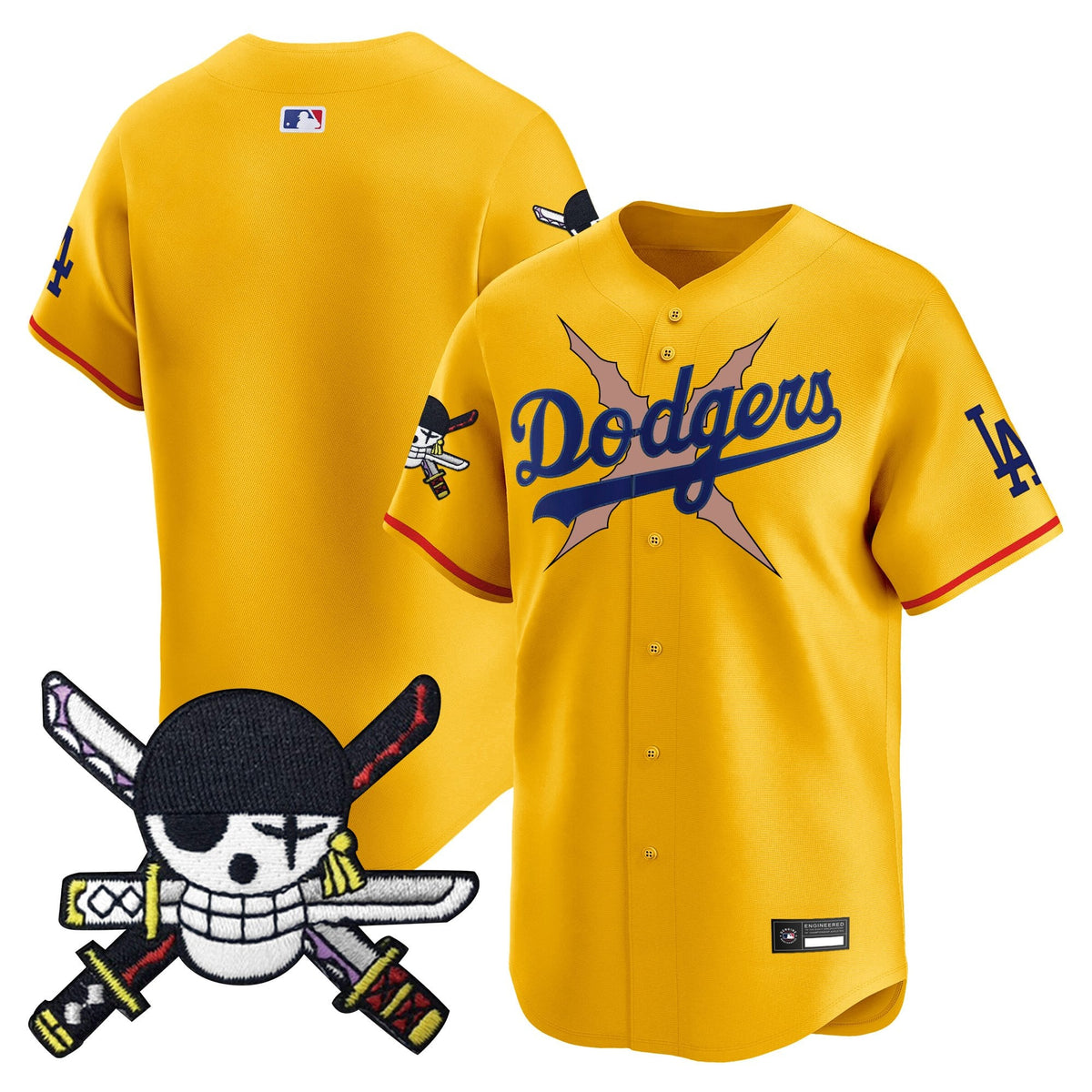 Los Angeles Dodgers x  OP Zr Patch Vapor Premier Limited Jersey - Stitched