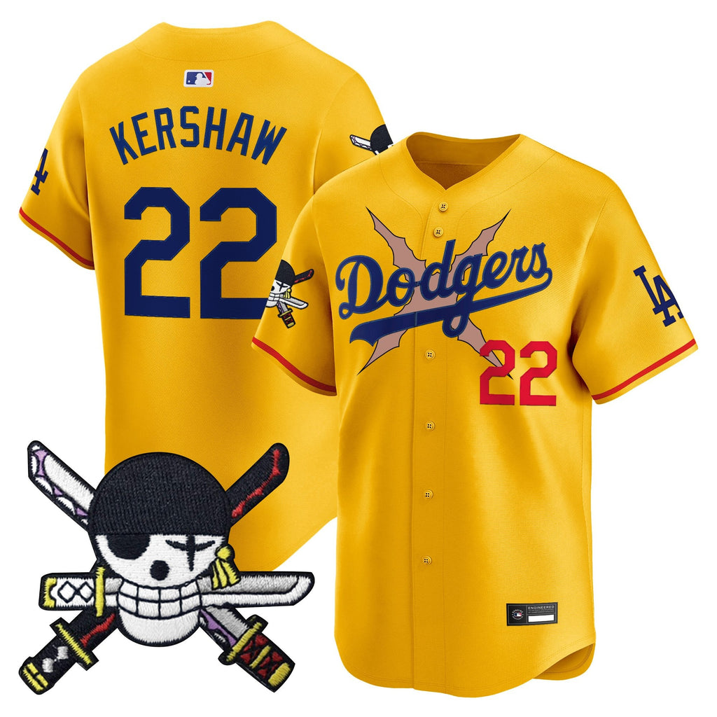 Los Angeles Dodgers x  OP Zr Patch Vapor Premier Limited Jersey - Stitched