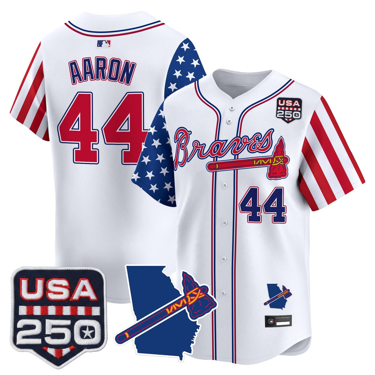 ATL "America 250 Edition" Vapor Premier Limited Jersey - Stitched