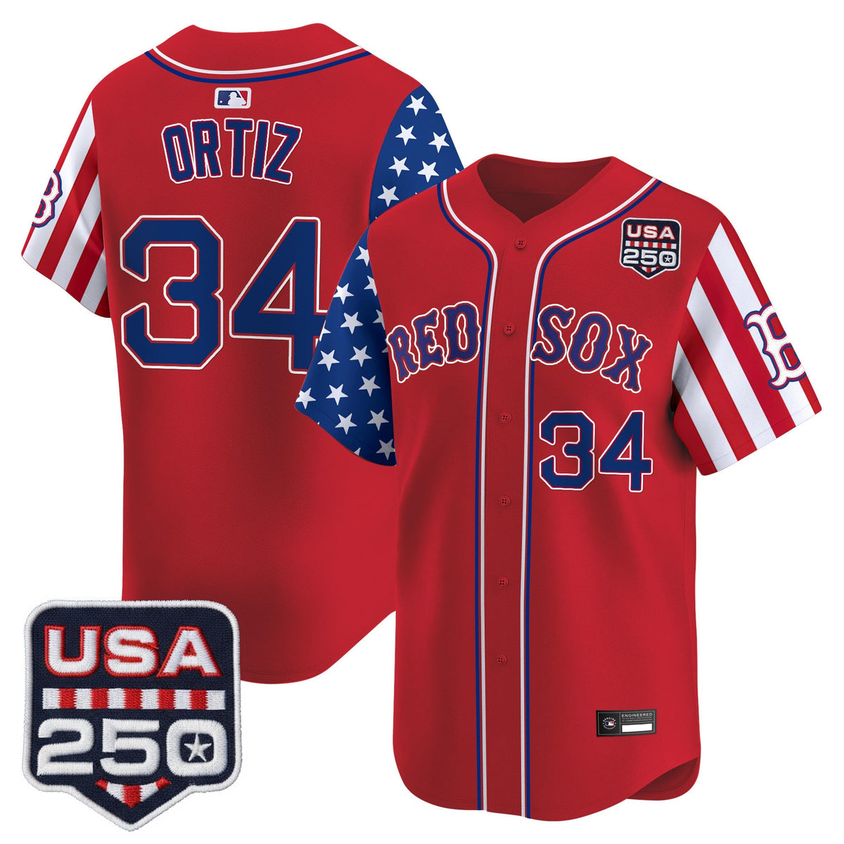 BOS "America 250 Edition" Vapor Premier Limited Jersey - Stitched