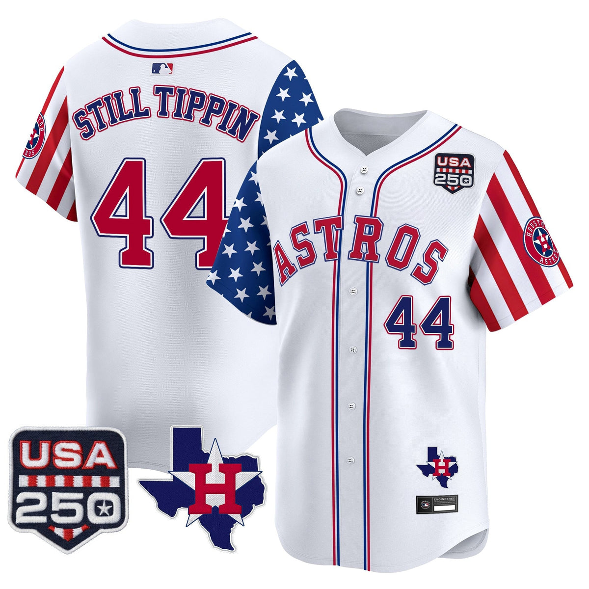 HOU "America 250 Edition" Vapor Premier Limited Jersey - Stitched