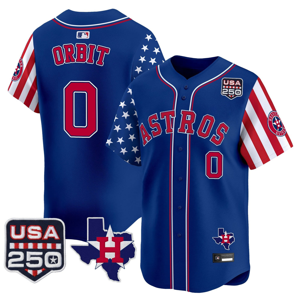 HOU "America 250 Edition" Vapor Premier Limited Jersey - Stitched