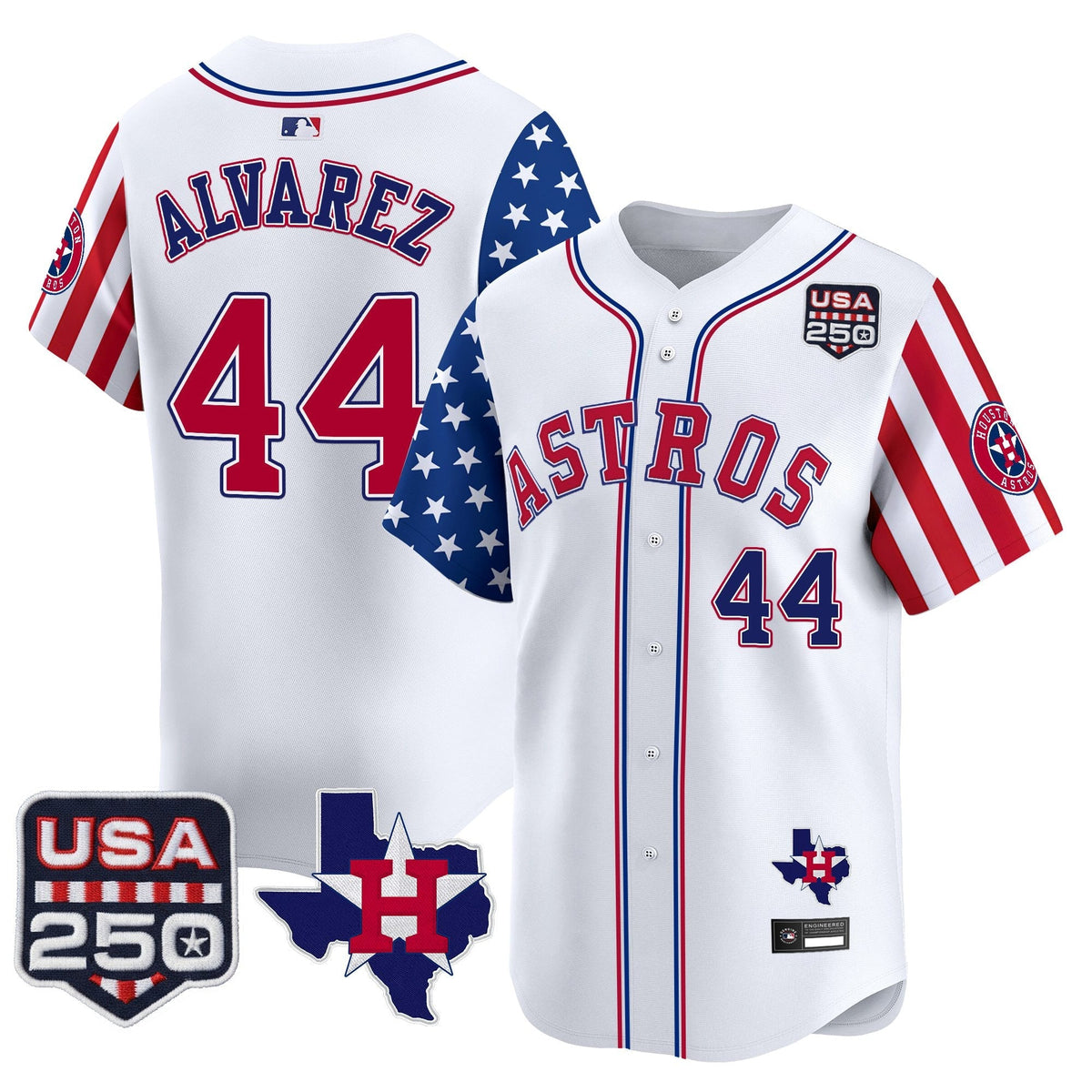 HOU "America 250 Edition" Vapor Premier Limited Jersey - Stitched