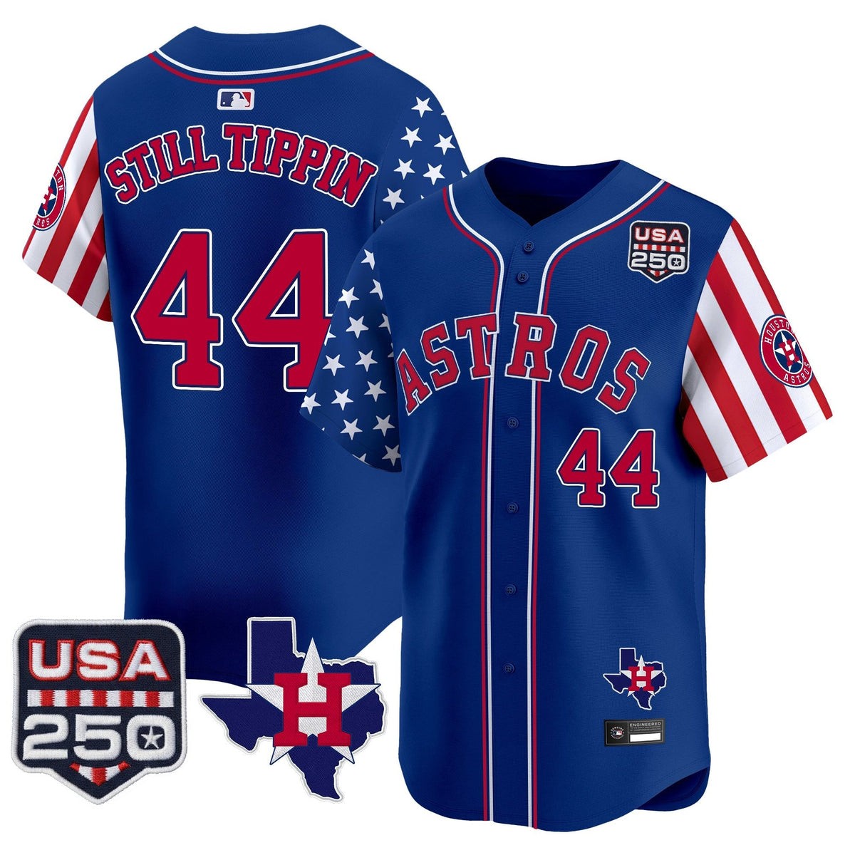 HOU "America 250 Edition" Vapor Premier Limited Jersey - Stitched