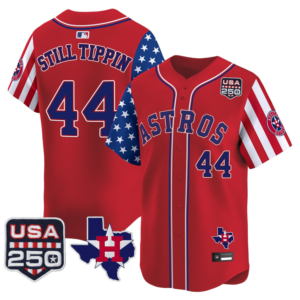 HOU "America 250 Edition" Vapor Premier Limited Jersey - Stitched