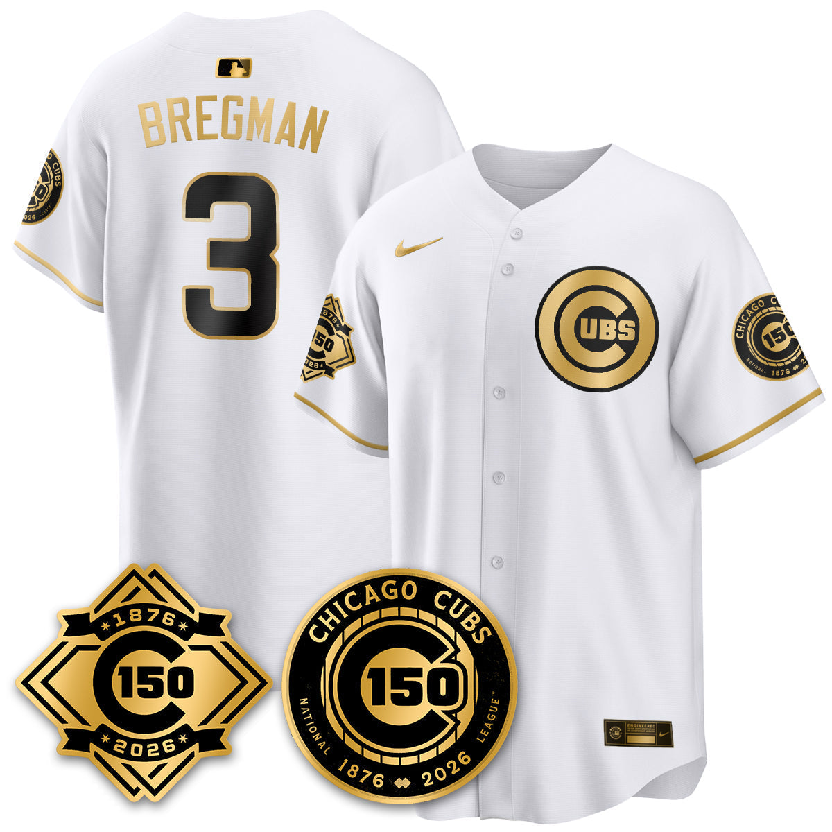 CHC Vapor Limited Gold Men Jersey - 150th Anniversary - All Stitched