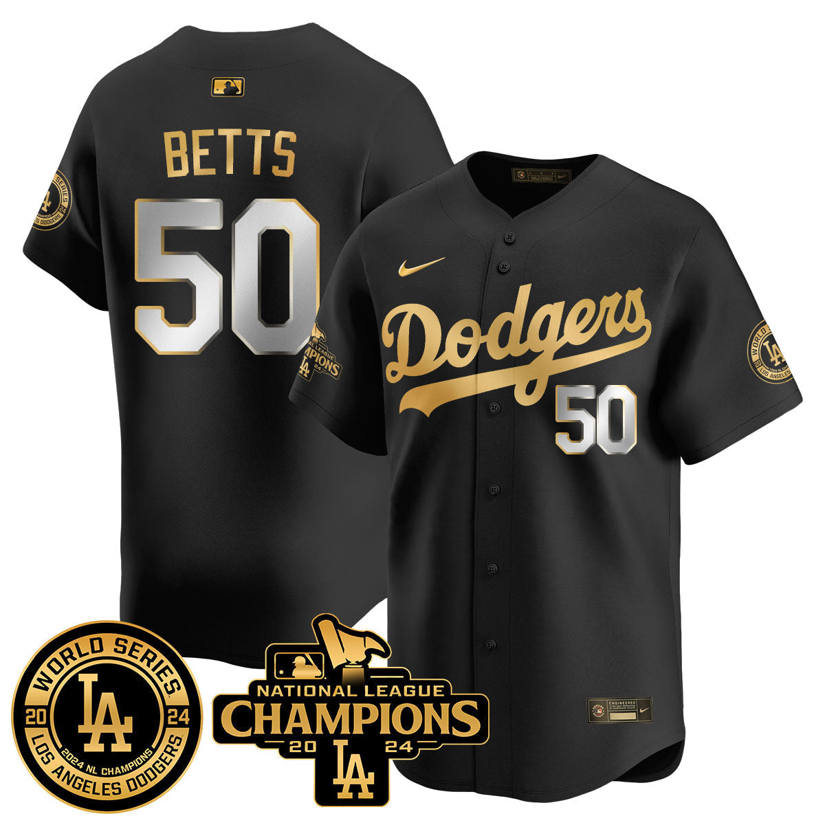 LAD World Series NL Champions Men Jersey - All Stitched
